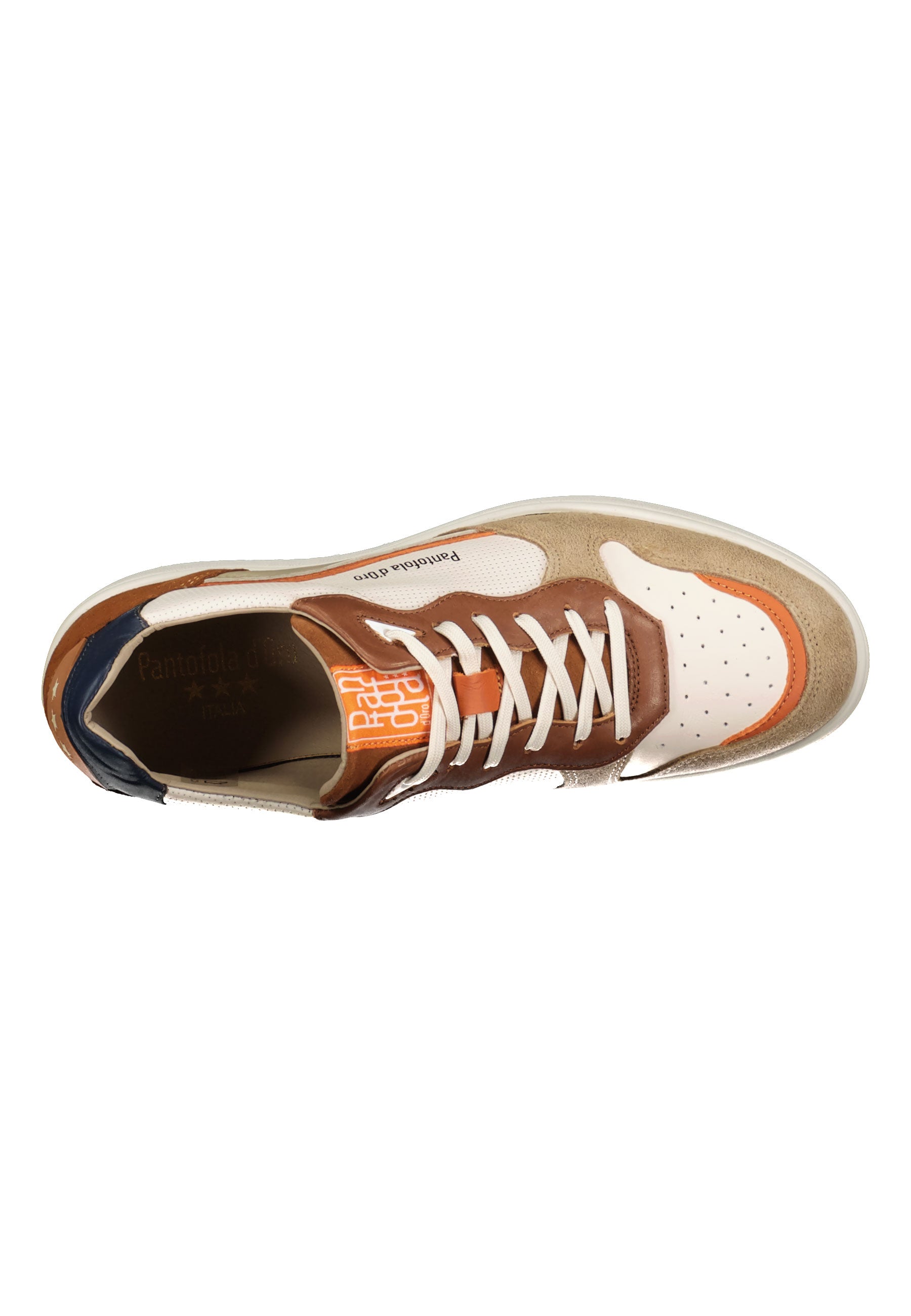 Baveno Low in Sand Sneakers Pantofola d'Oro
