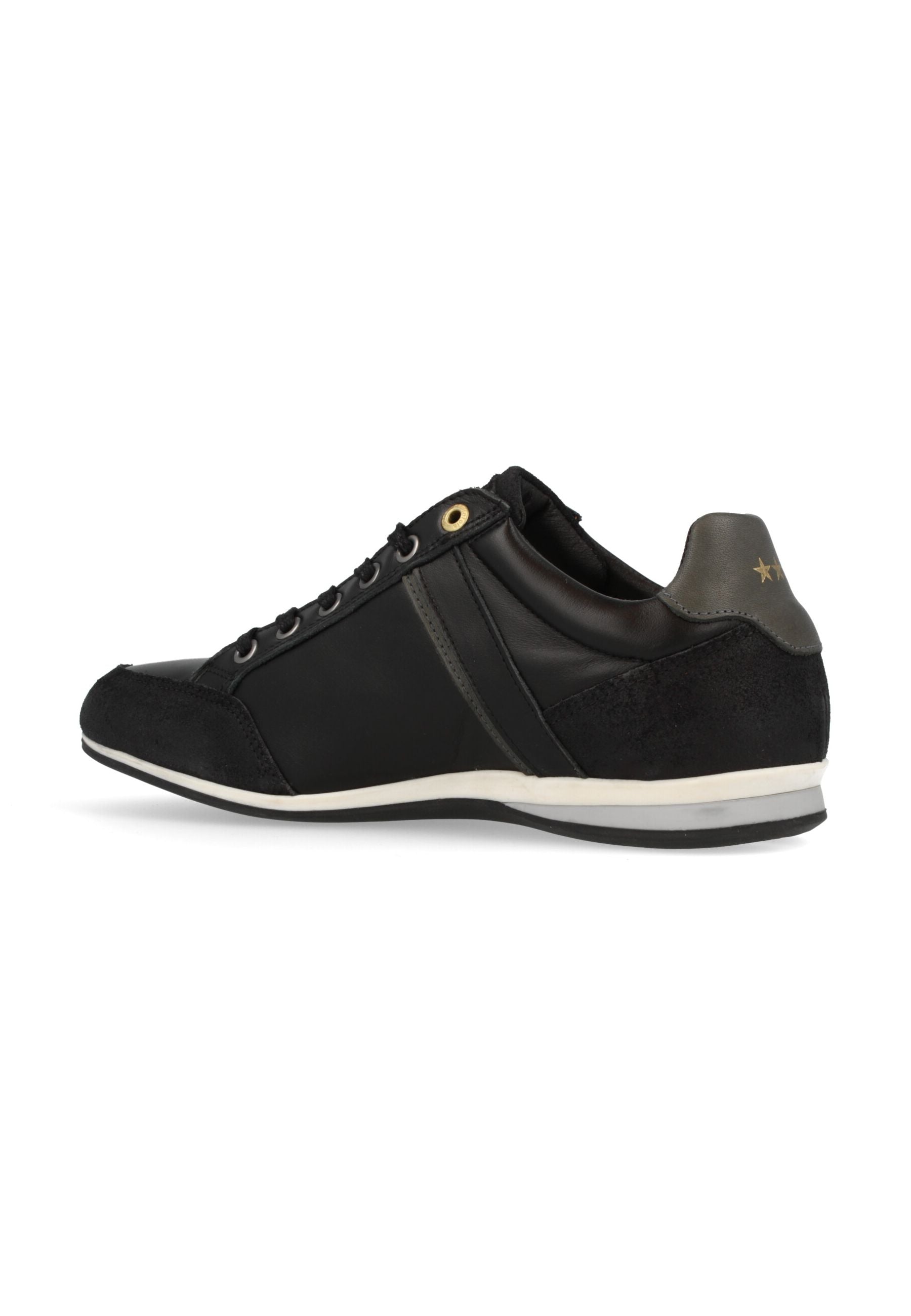 Roma Low in Black Sneakers Pantofola d'Oro   