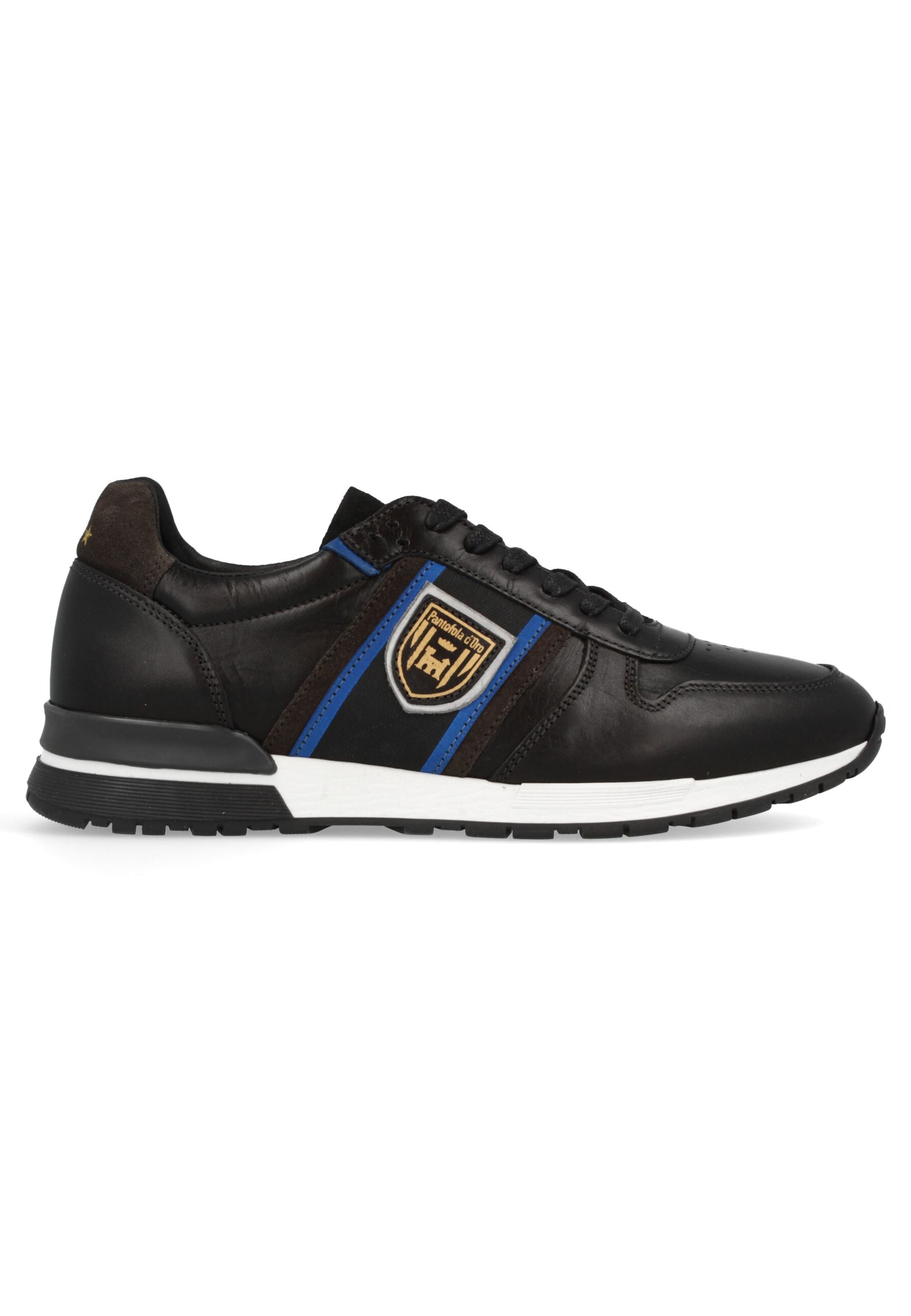 Sangano Low in Black Sneakers Pantofola d'Oro   