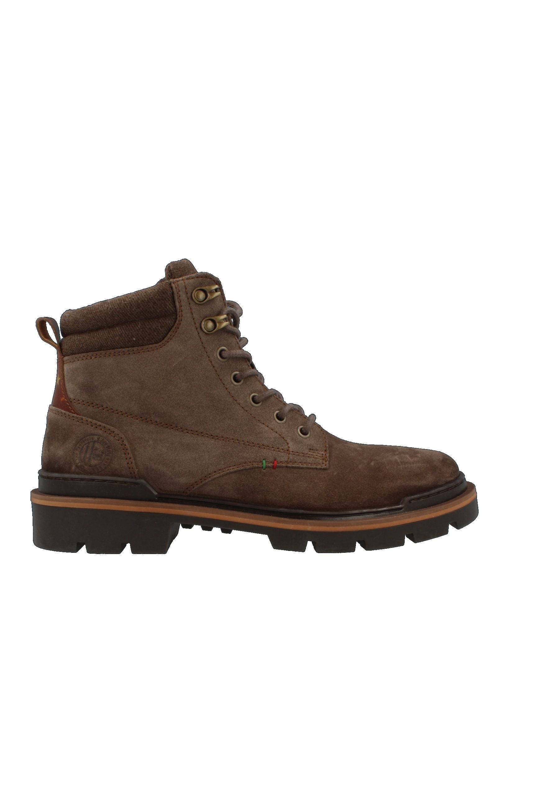 Colma Suede Mid in Taupe Gray Schnürstiefeletten Pantofola d'Oro