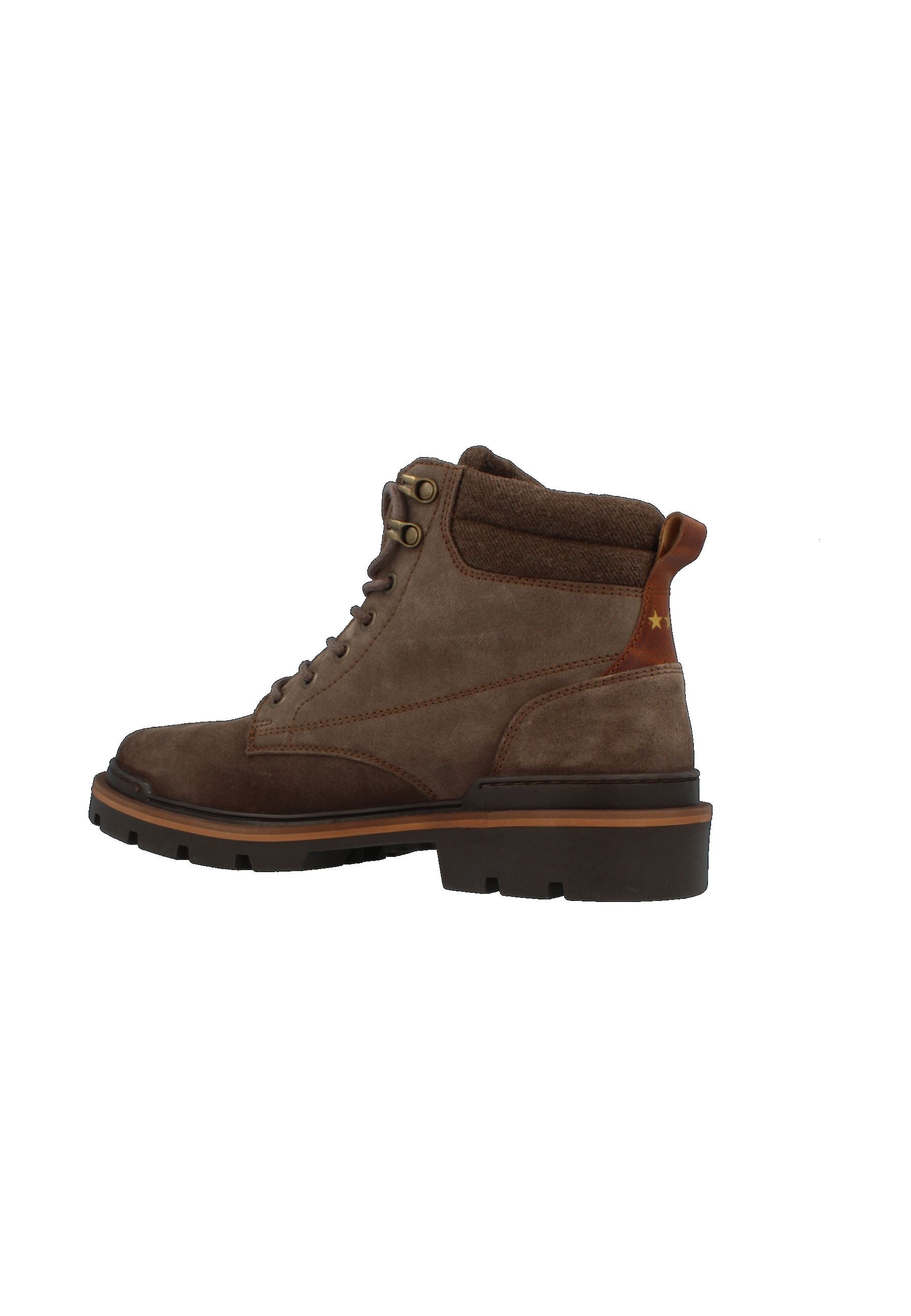 Colma Suede Mid in Taupe Gray Schnürstiefeletten Pantofola d'Oro