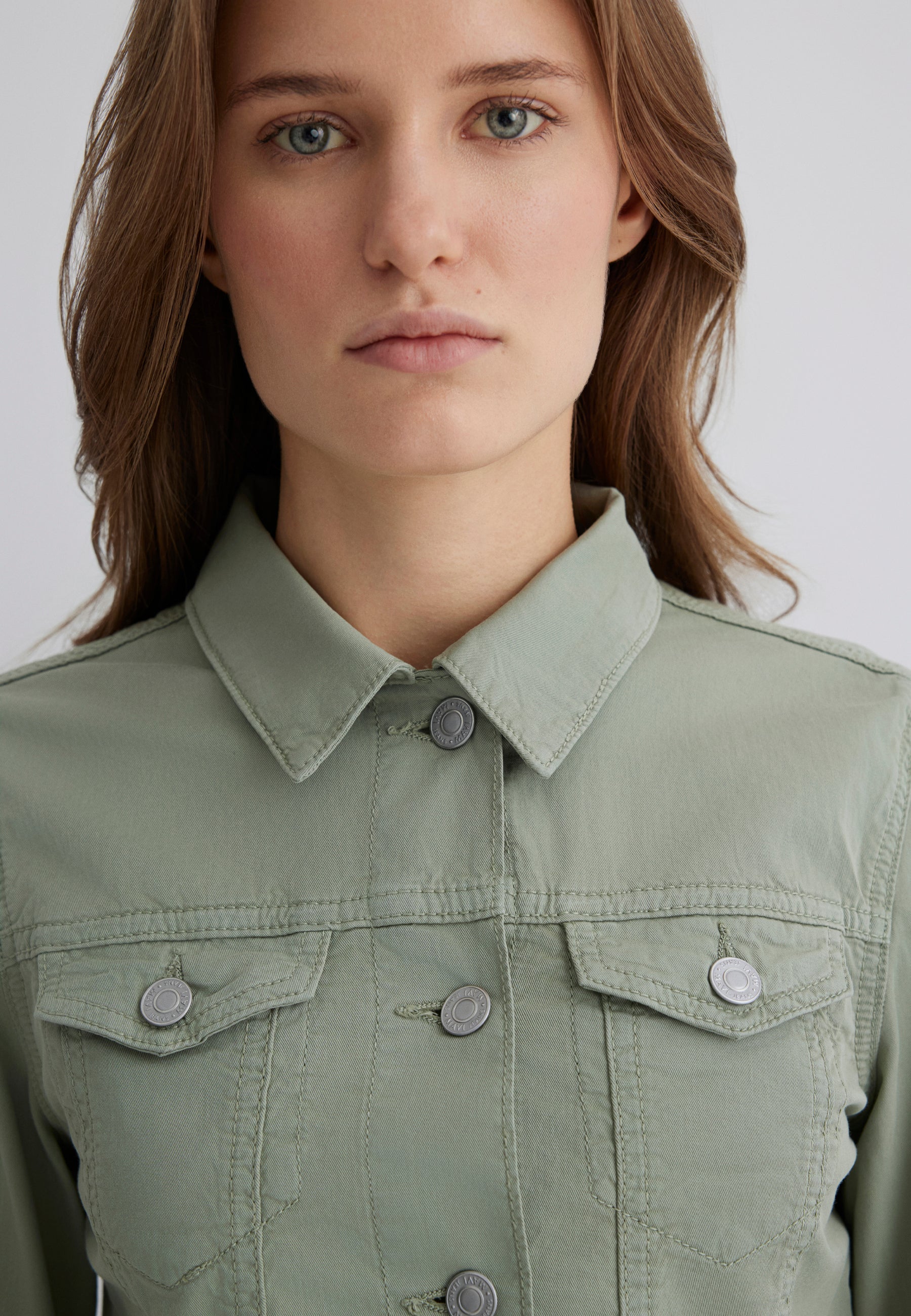 Daisy in Lily Pad Twill Jacken Mavi