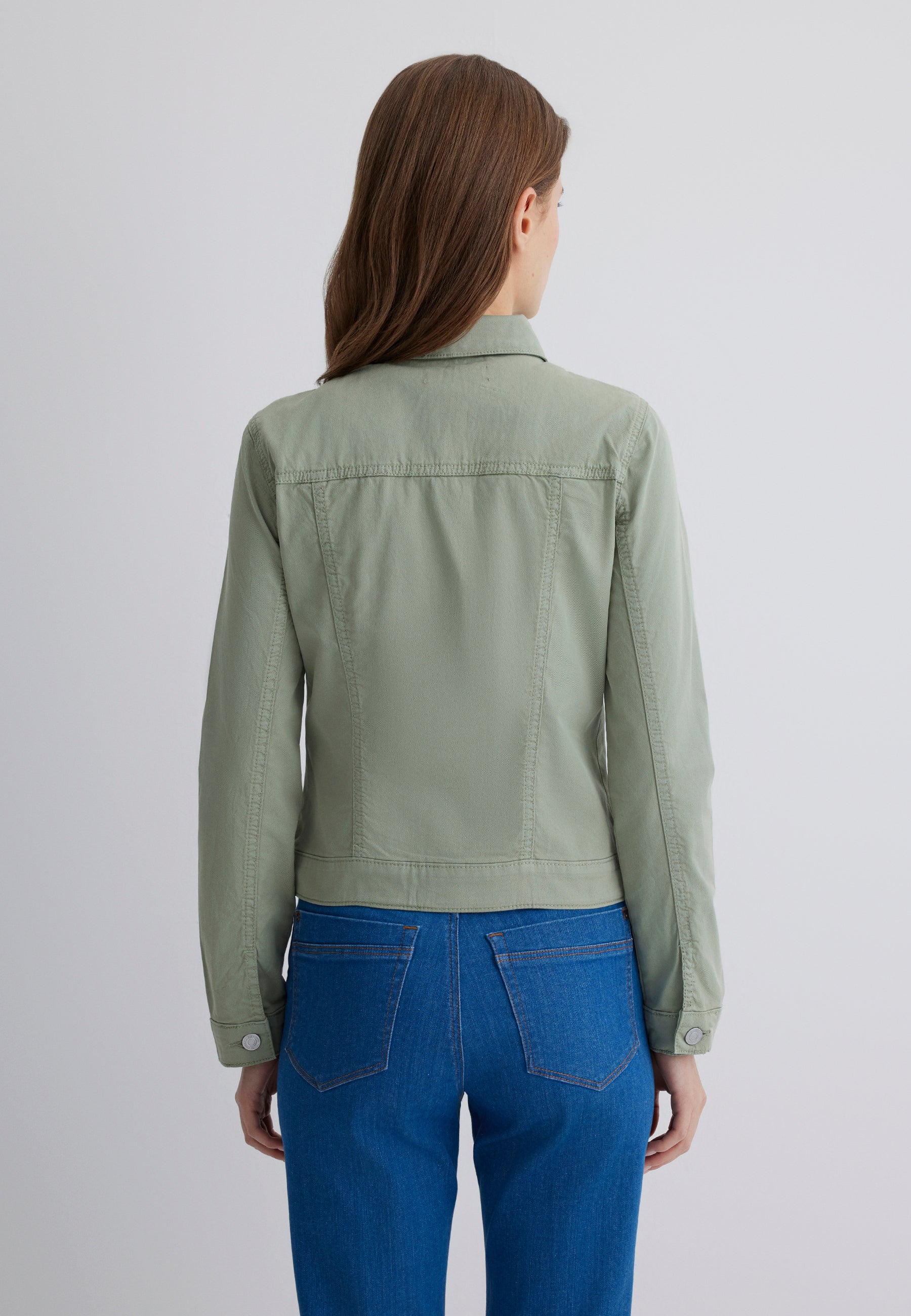 Daisy in Lily Pad Twill Jacken Mavi