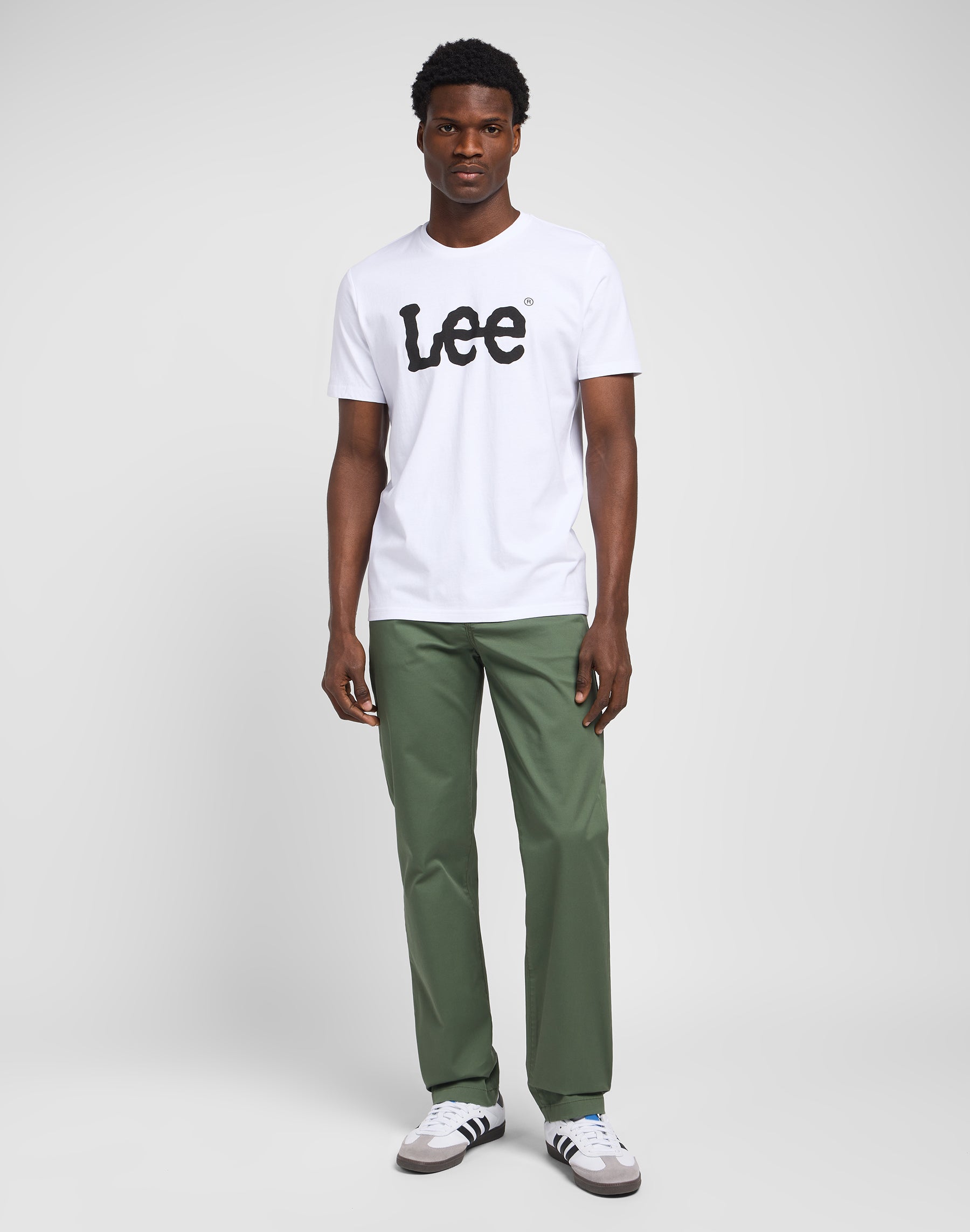 Woobly Logo T-Shirt in White T-Shirts Lee