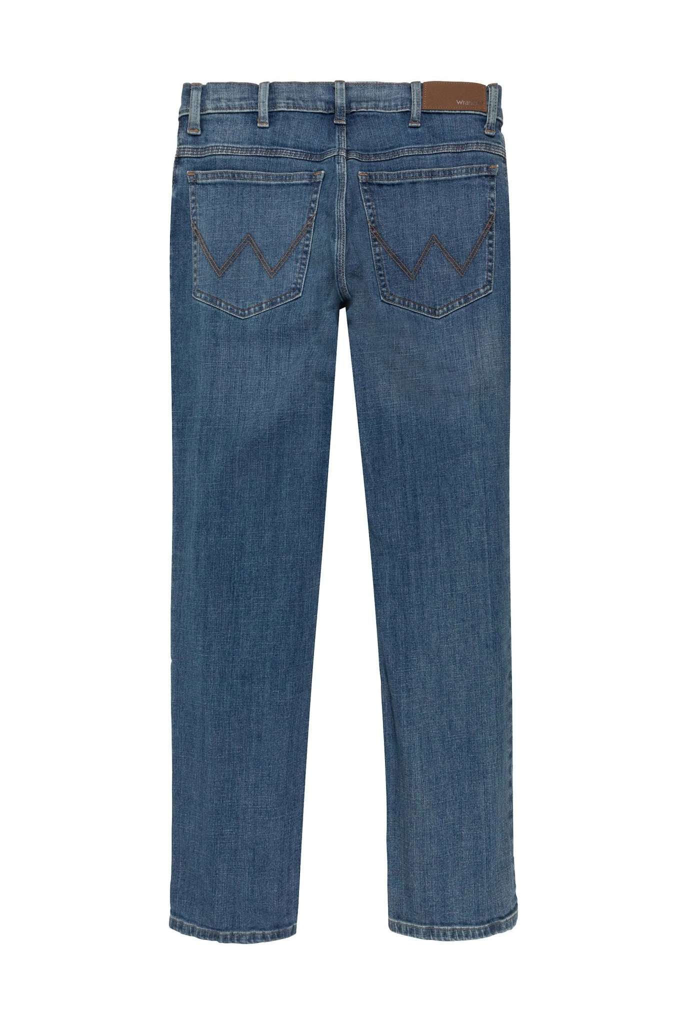 Authentic Straight in Mid Stone Jeans Wrangler