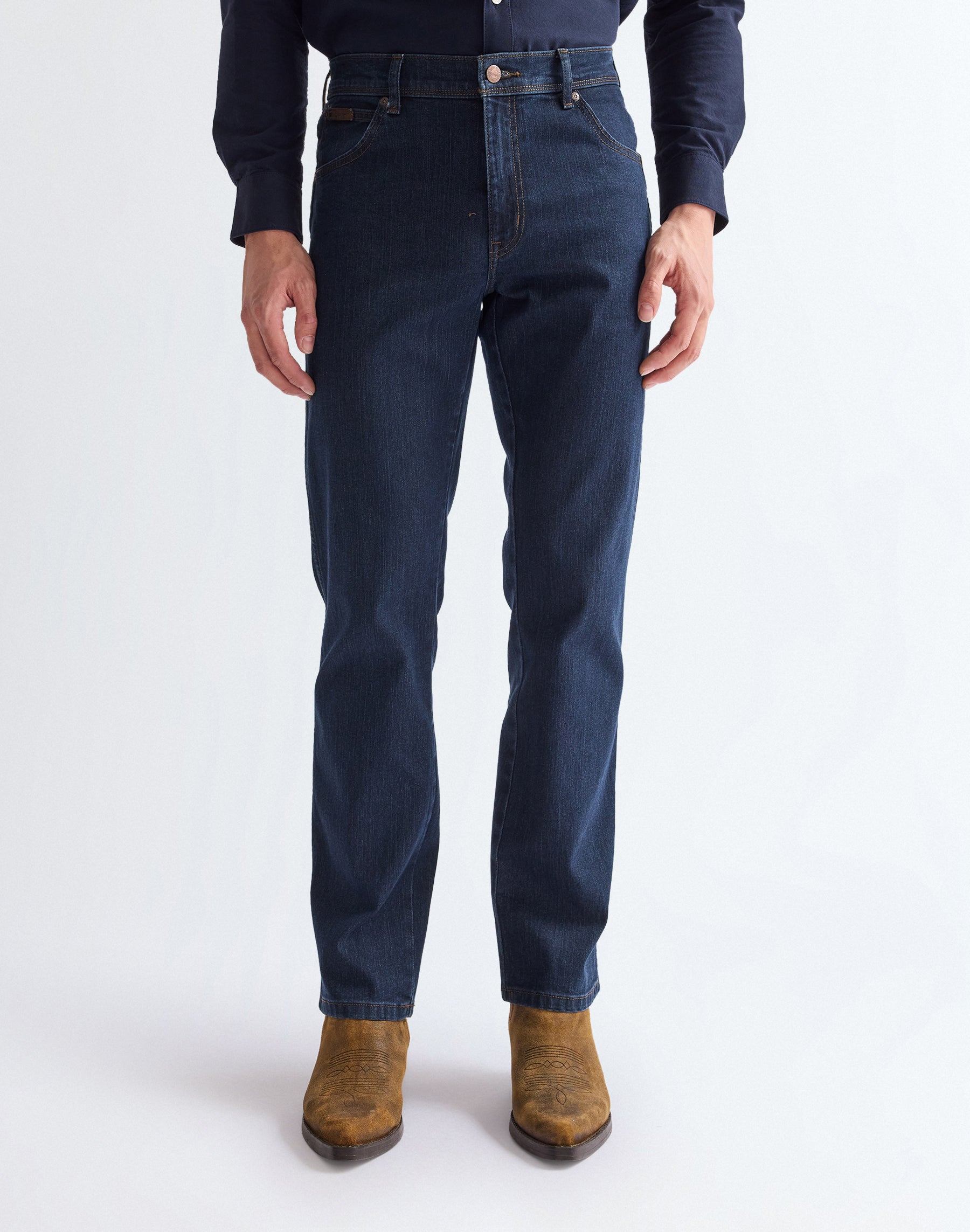 Texas Low Stretch in Blue Black Jeans Wrangler