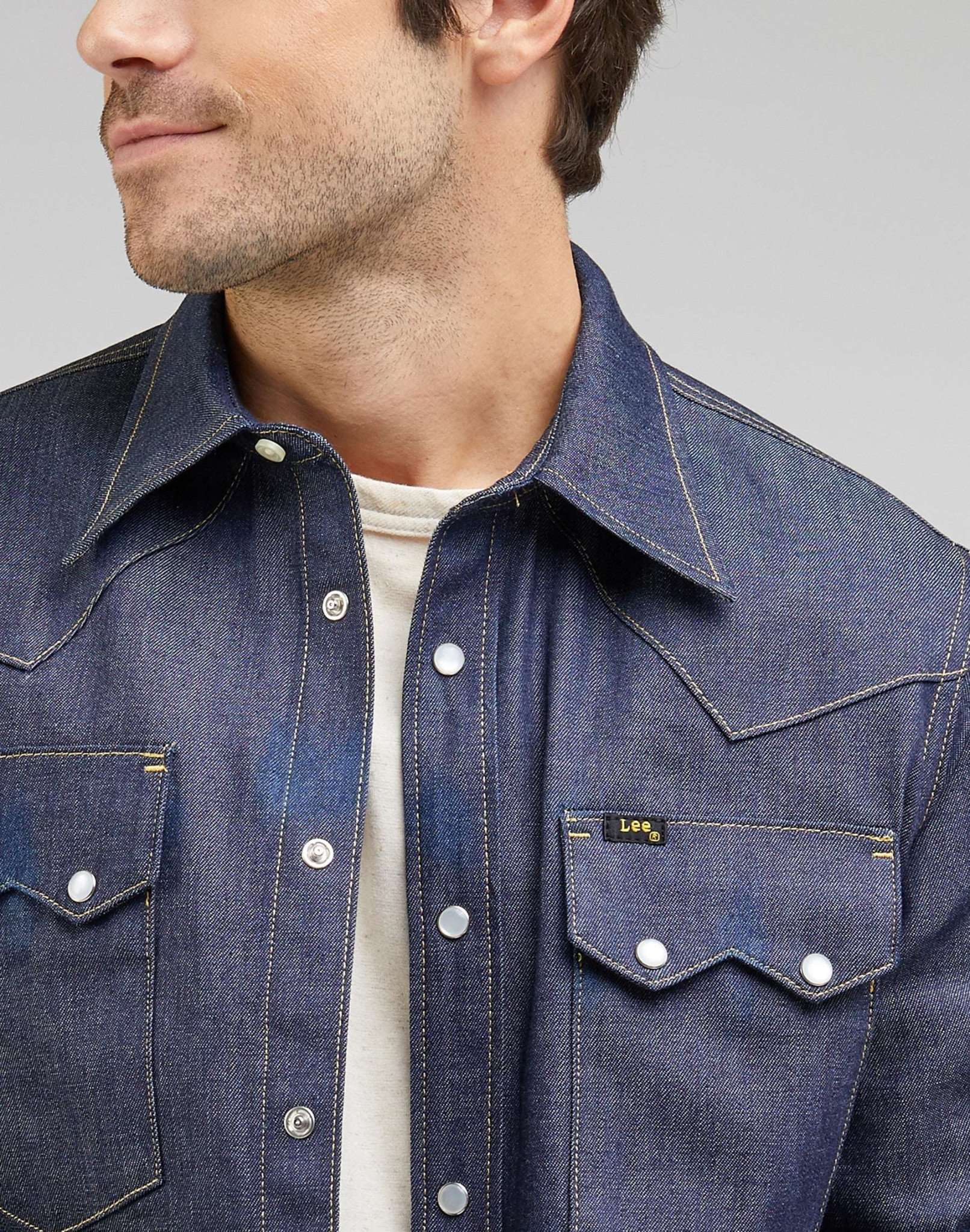 101 50S Western Shirt in Dry Hemden Lee