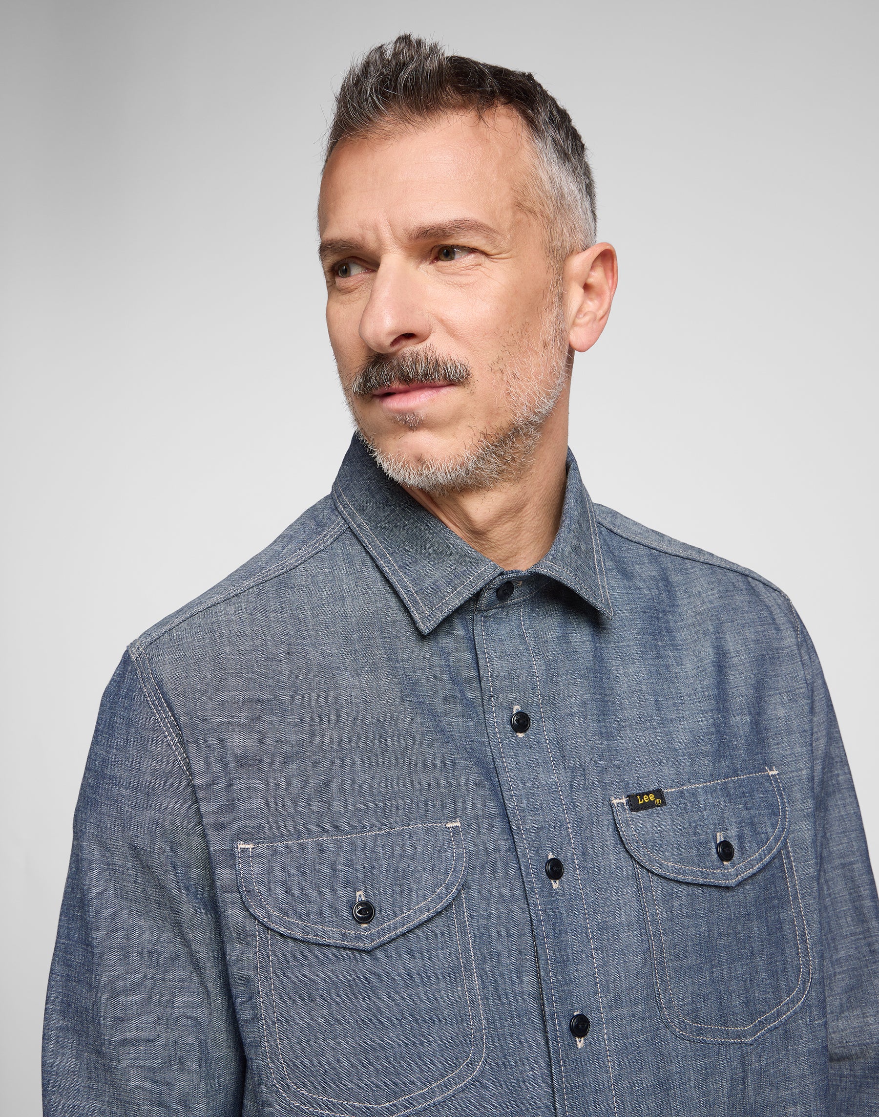 101 70S Shirt in Dry Hemden Lee