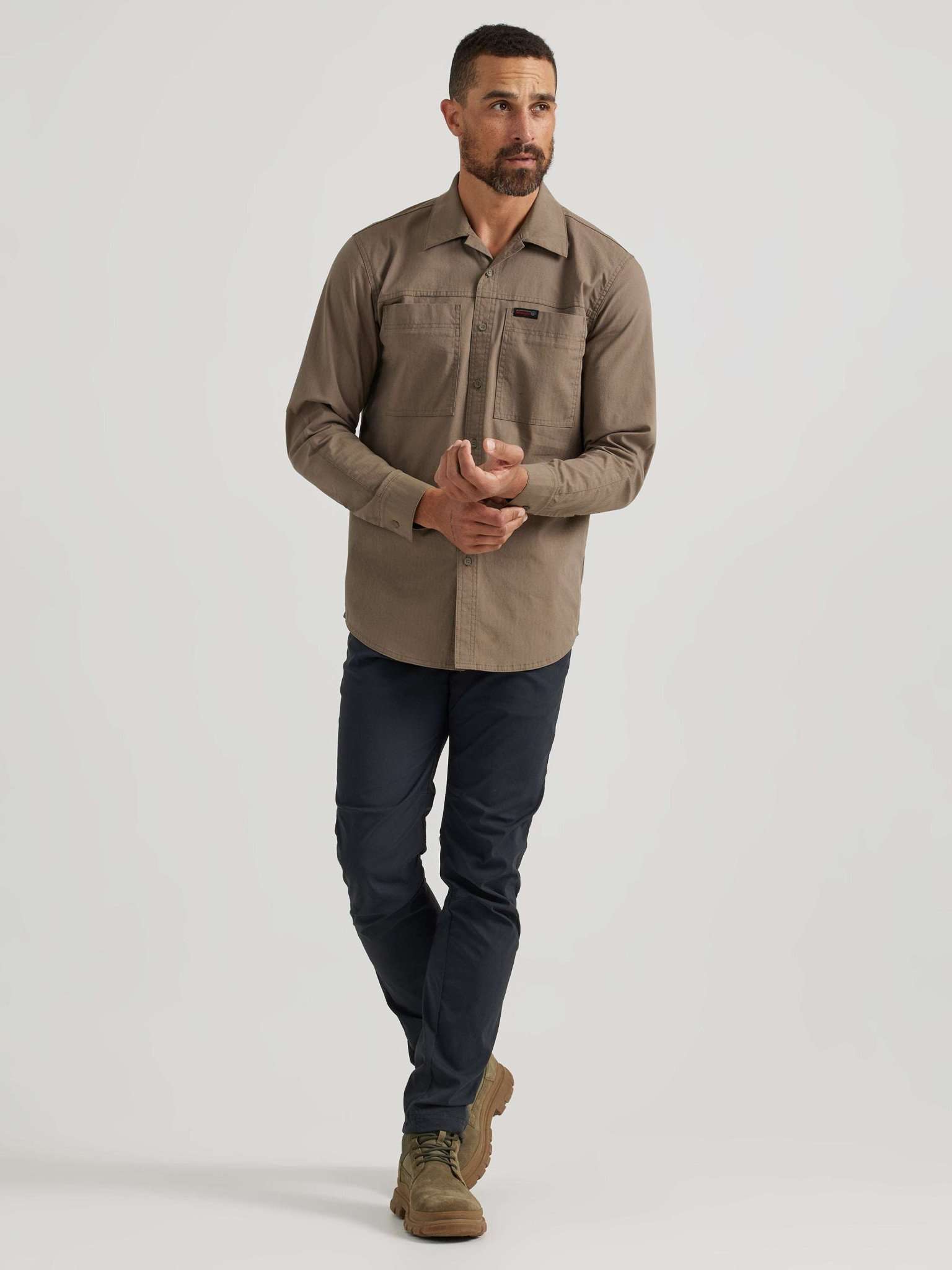 LS Rugged Utility Shirt in Bungee Cord Hemden Wrangler