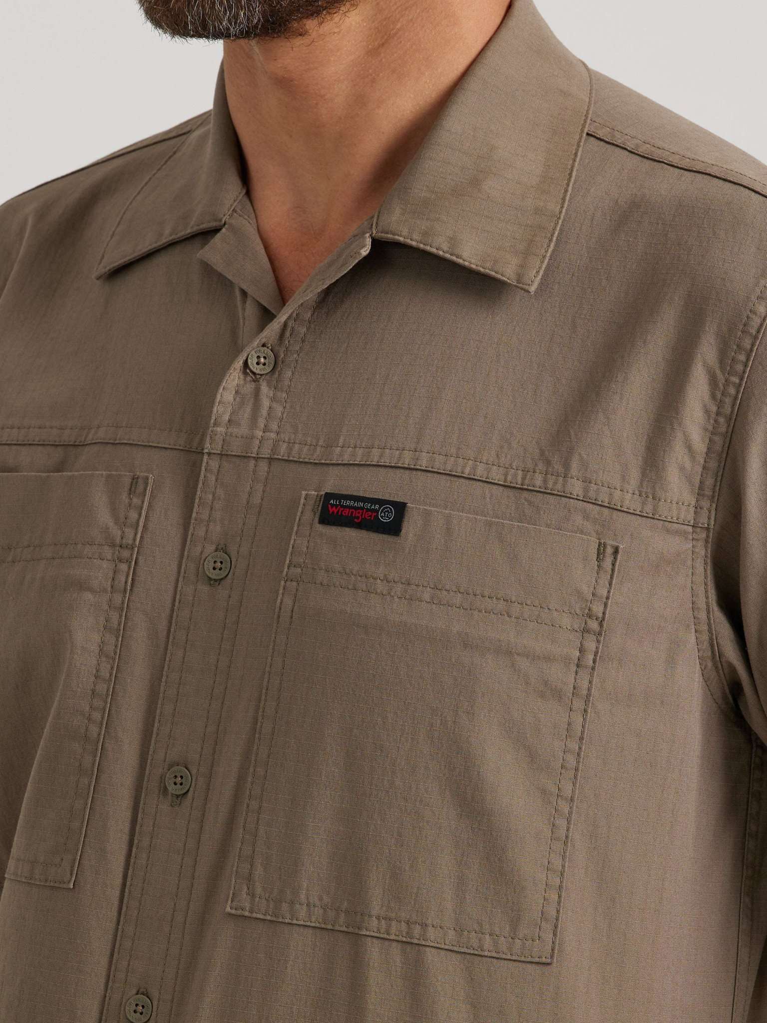 LS Rugged Utility Shirt in Bungee Cord Hemden Wrangler