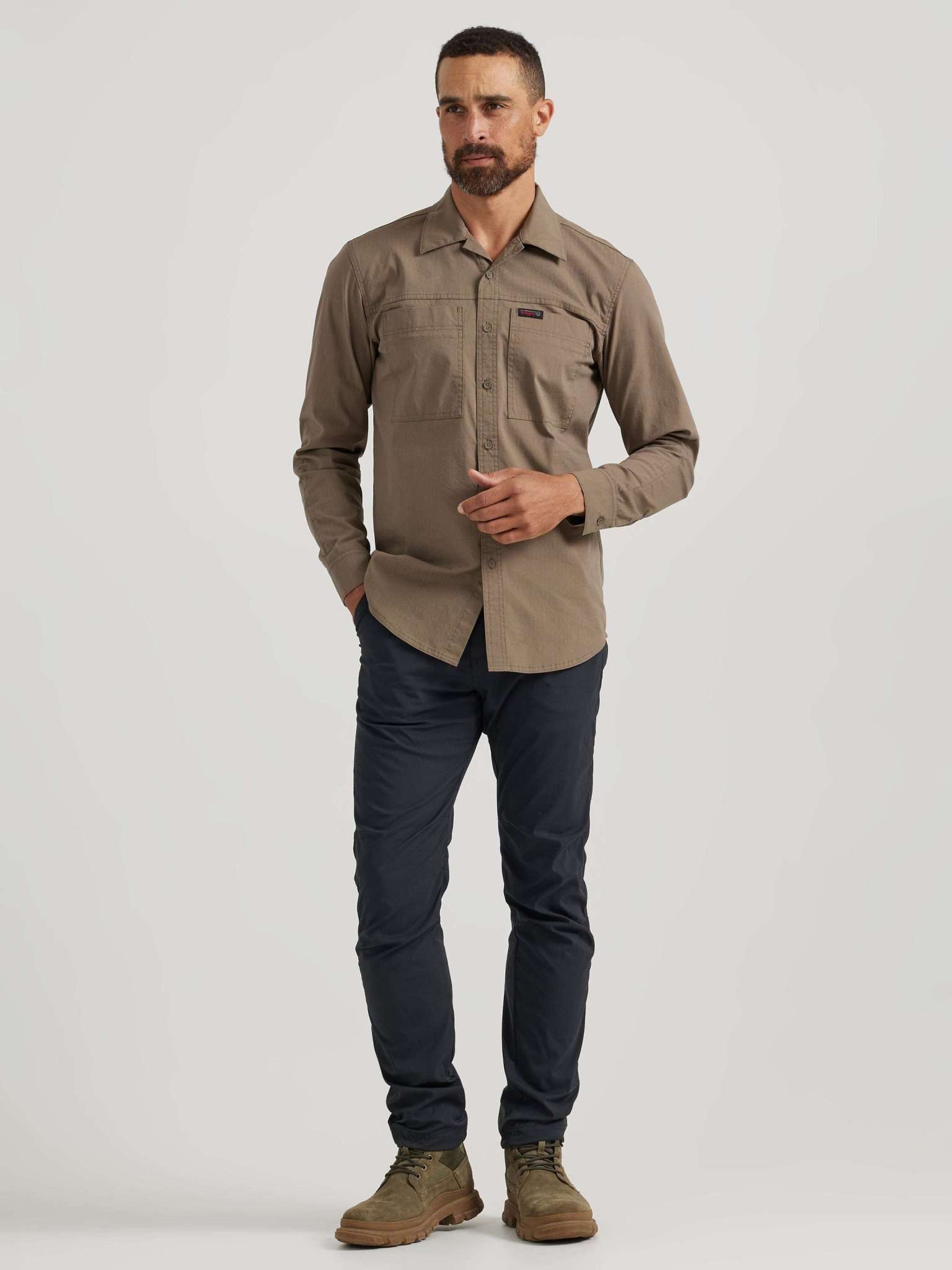 LS Rugged Utility Shirt in Bungee Cord Hemden Wrangler