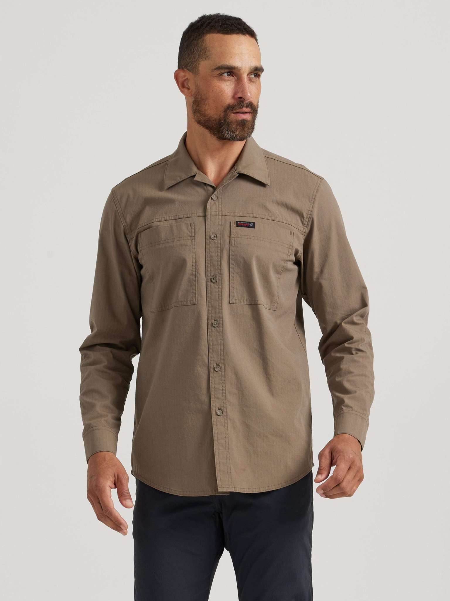 LS Rugged Utility Shirt in Bungee Cord Hemden Wrangler