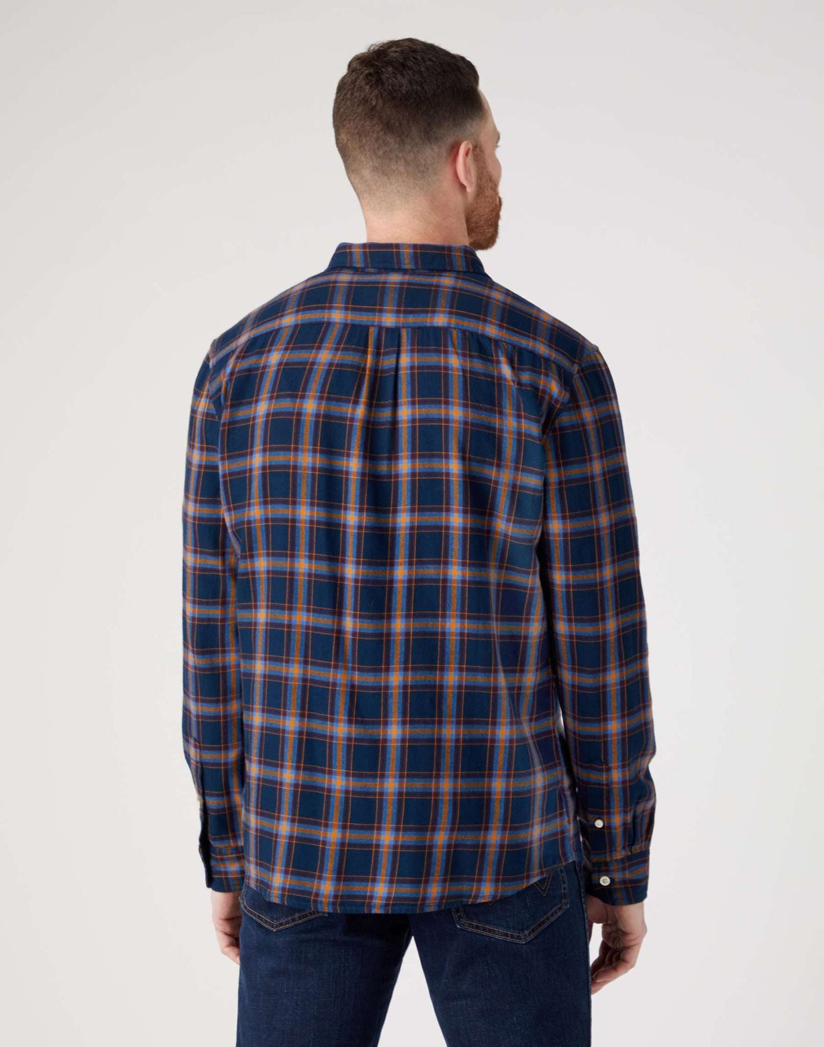 1 Pocket Shirt in Navy Hemden Wrangler   