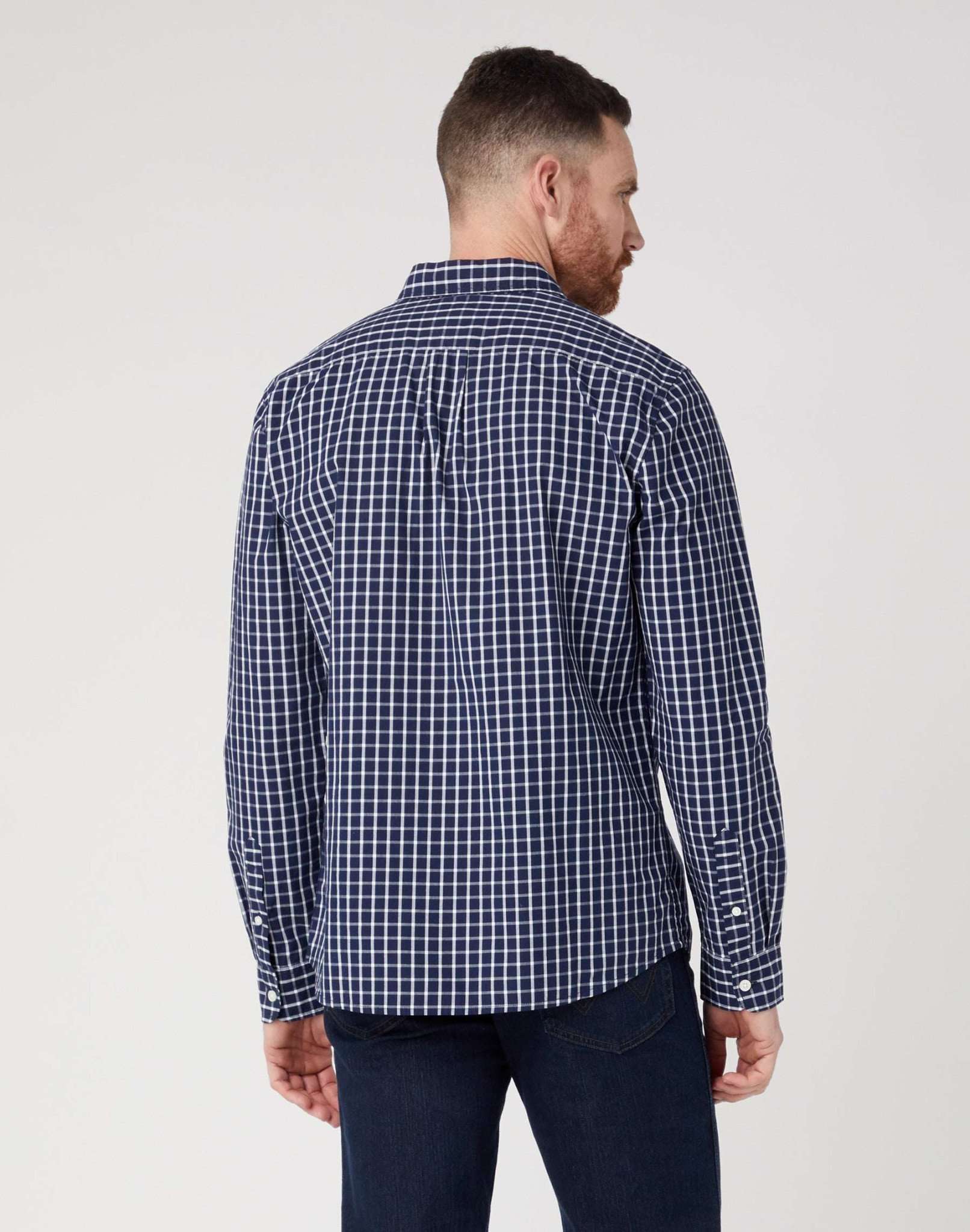 1 Pocket Shirt in True Navy Hemden Wrangler   