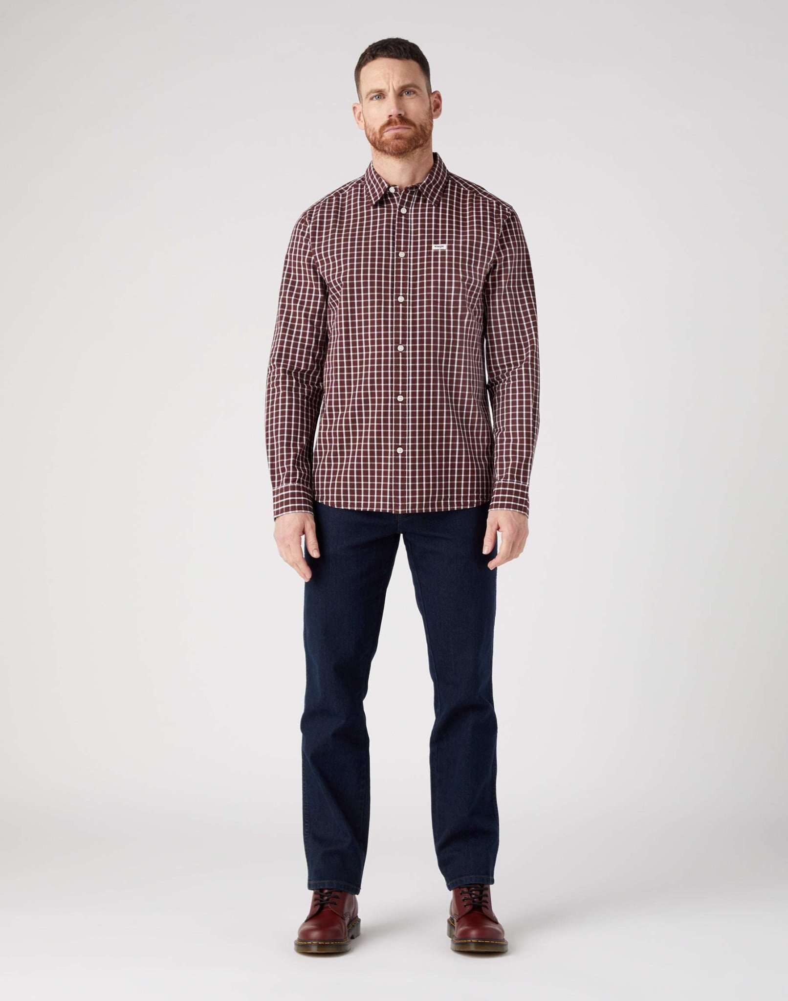 1 Pocket Shirt in Dahlia Hemden Wrangler   