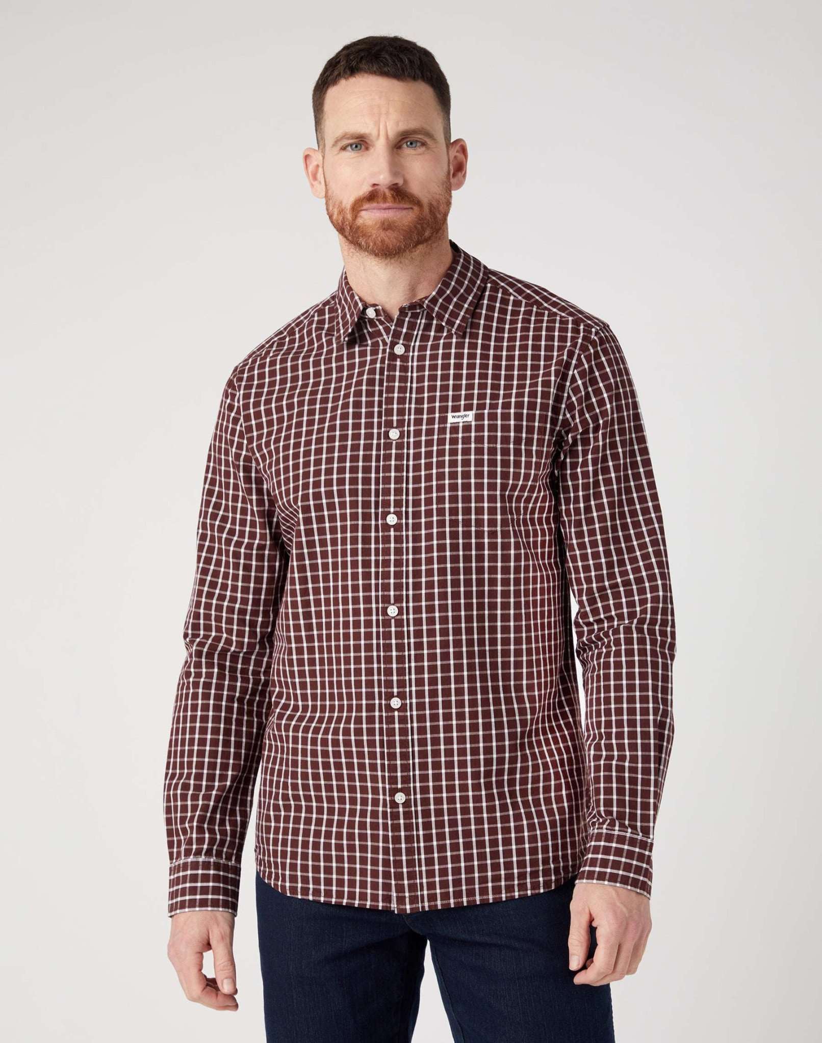 1 Pocket Shirt in Dahlia Hemden Wrangler   