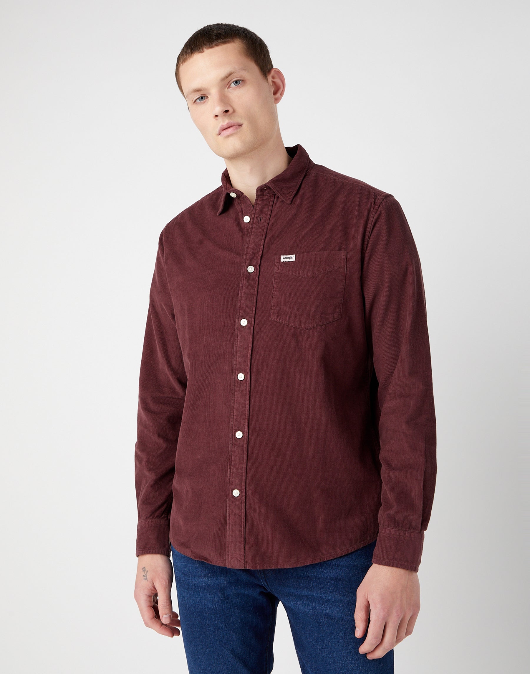 One Pocket Shirt in Dahlia Hemden Wrangler