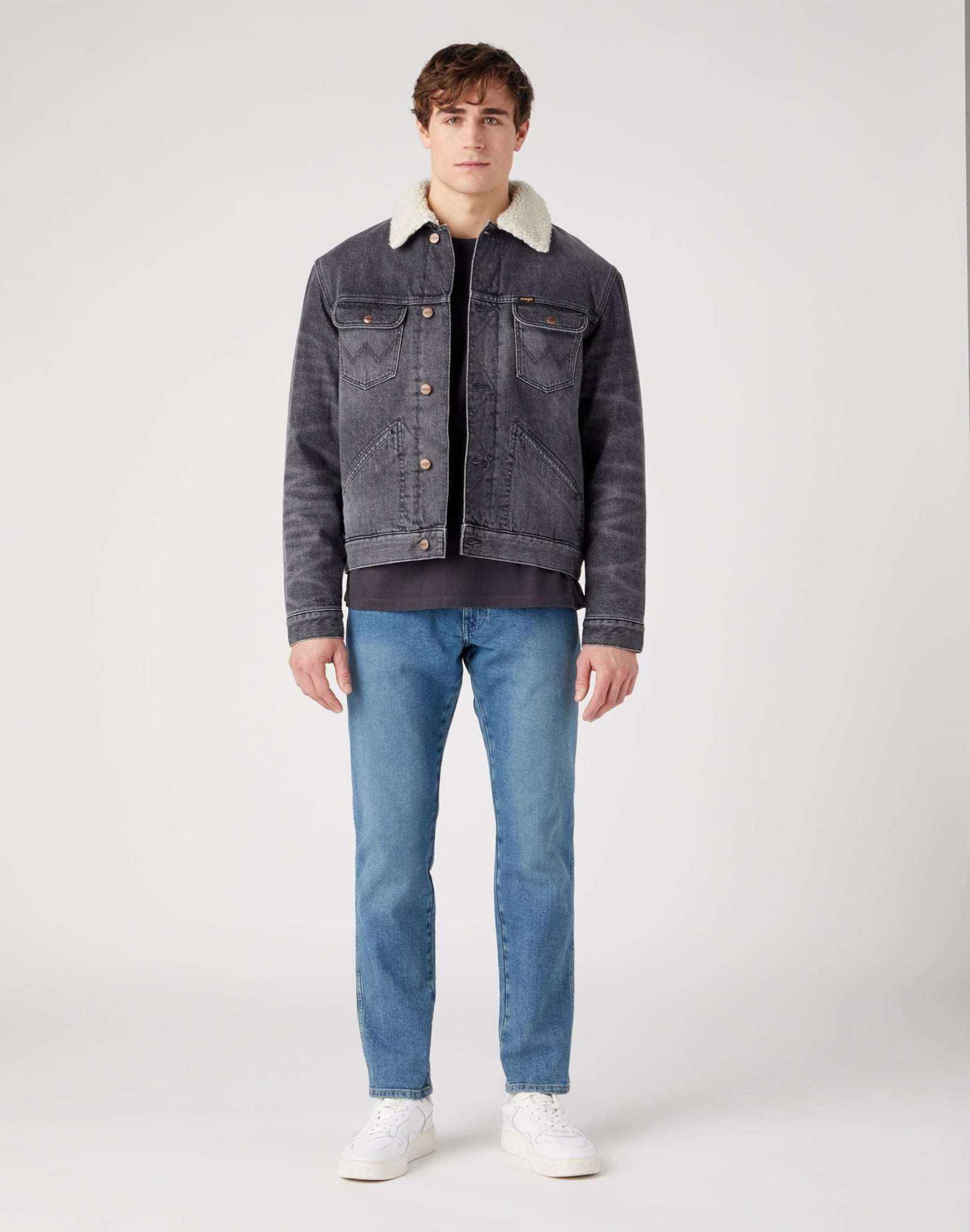 124MJ Sherpa in Trouble Maker Jacken Wrangler