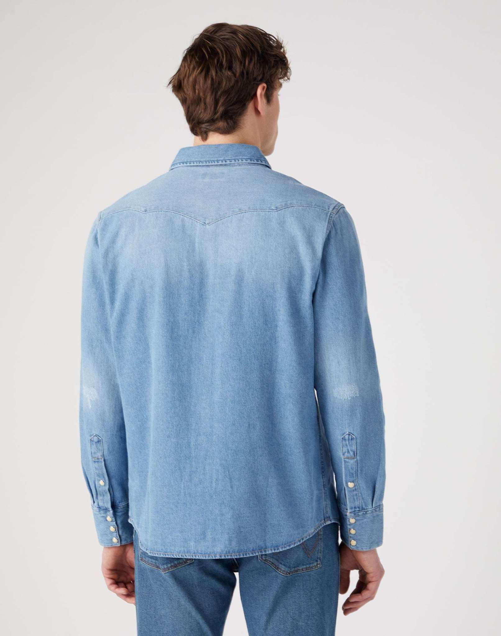 27MW Icon Shirt in Light Stone Jeanshemden Wrangler