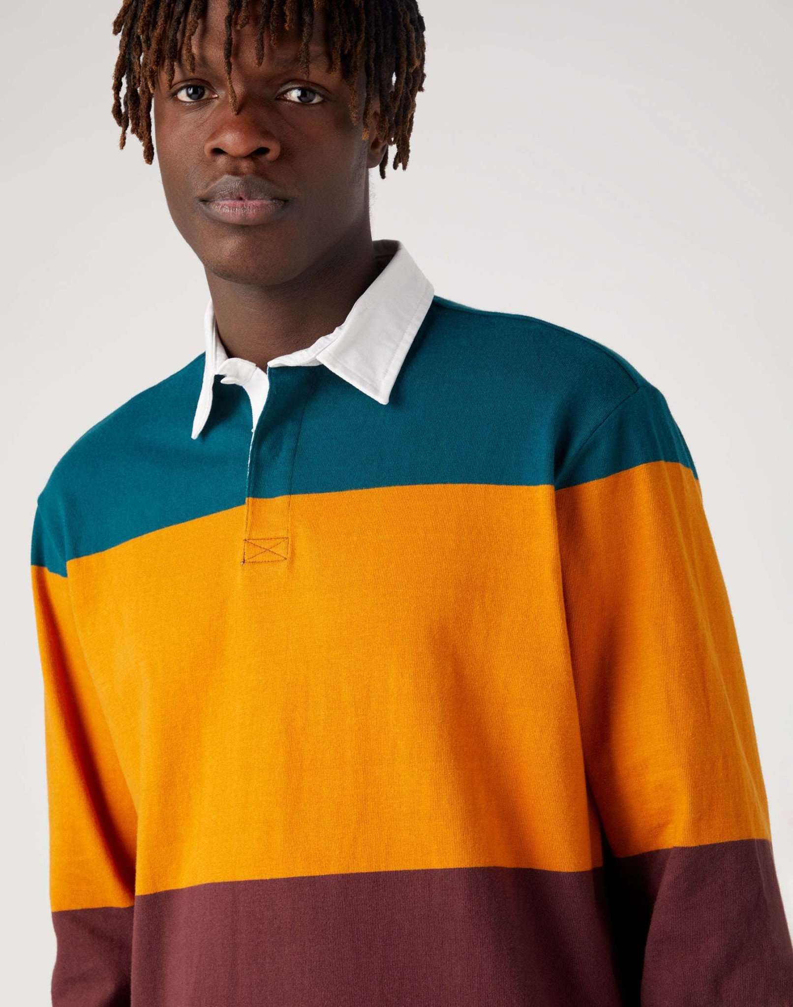 LS Rugby Polo in Golden Oak Pullover Wrangler