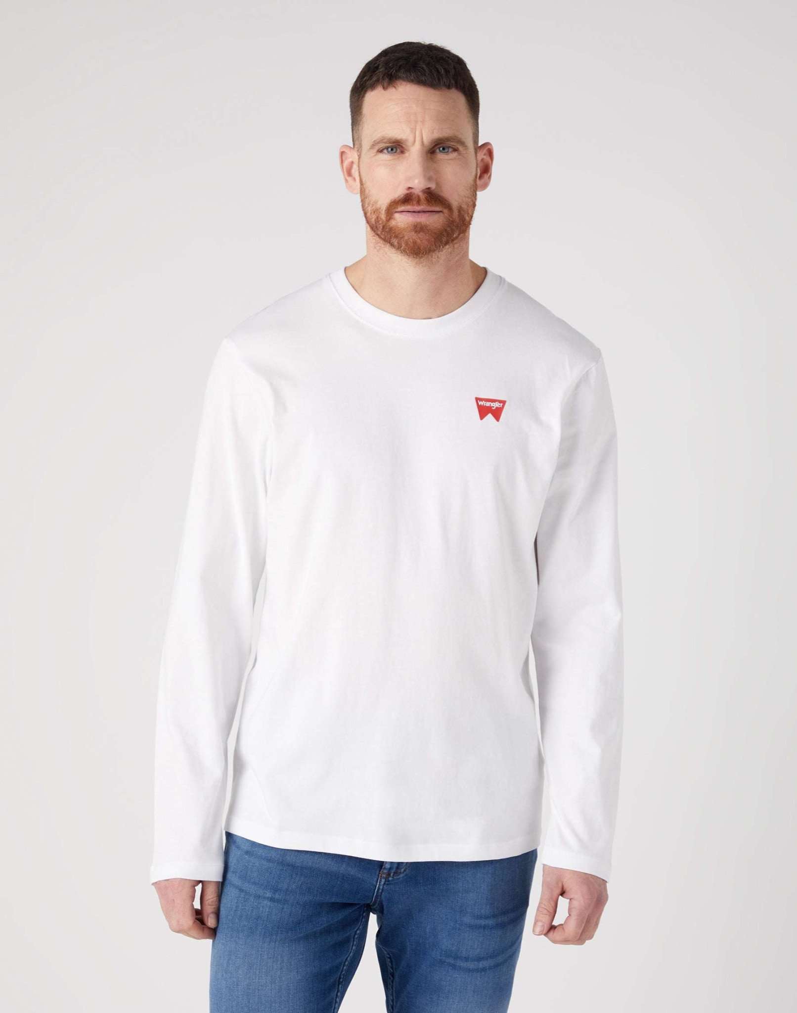LS Sign Off Tee in White Pullover Wrangler   