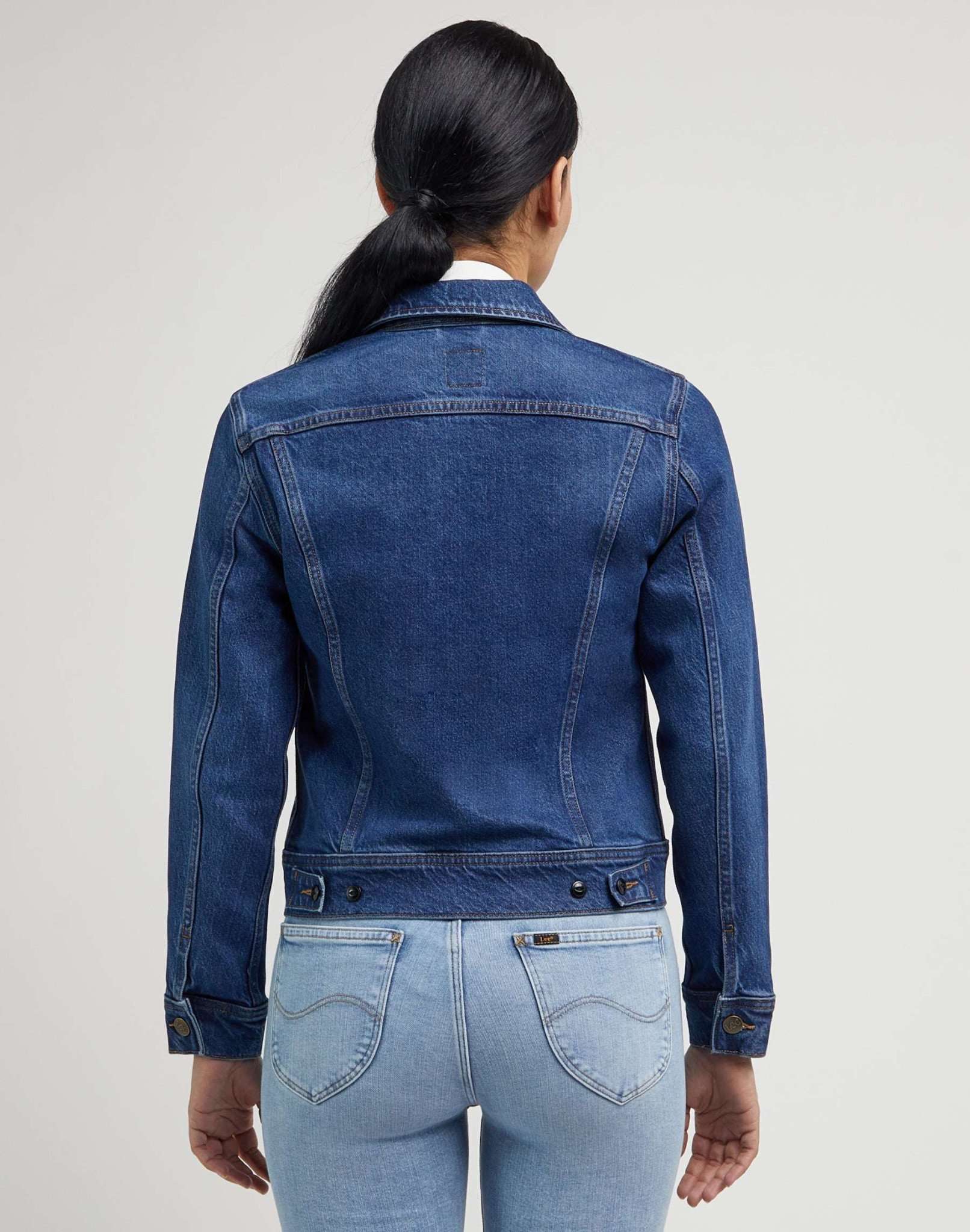 Rider Jacket in Blue Nostalgia Jeansjacken Lee