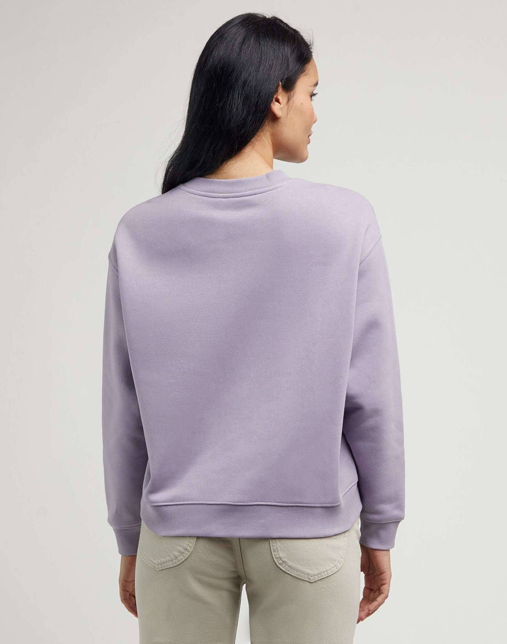 Crew Sweatshirt in Jazzy Purple Sweatshirts Lee   