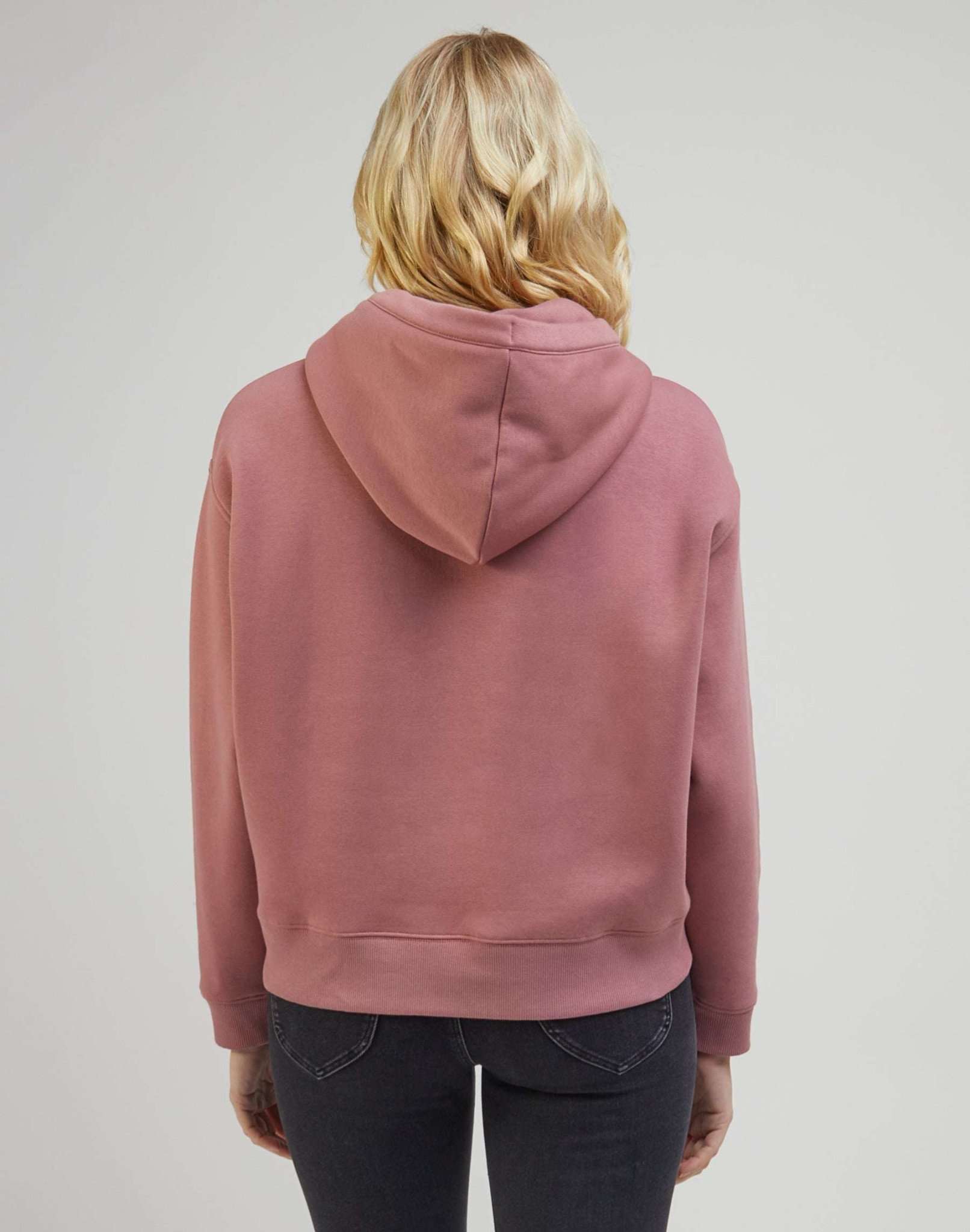 Essential Hoodie in Dark Mauve Kapuzenpullover Lee