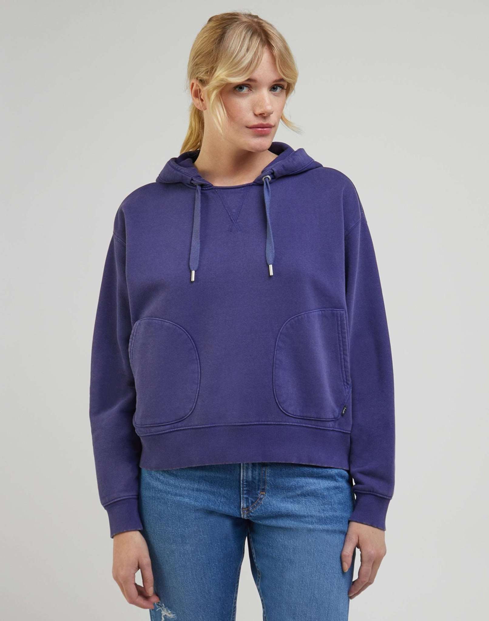 Relaxed Hoodie in Blueberry Kapuzenpullover Lee   