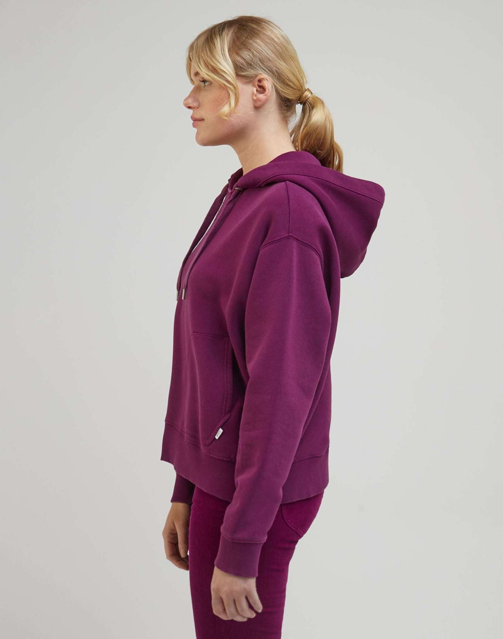 Relaxed Hoodie in Foxy Violet Kapuzenpullover Lee   