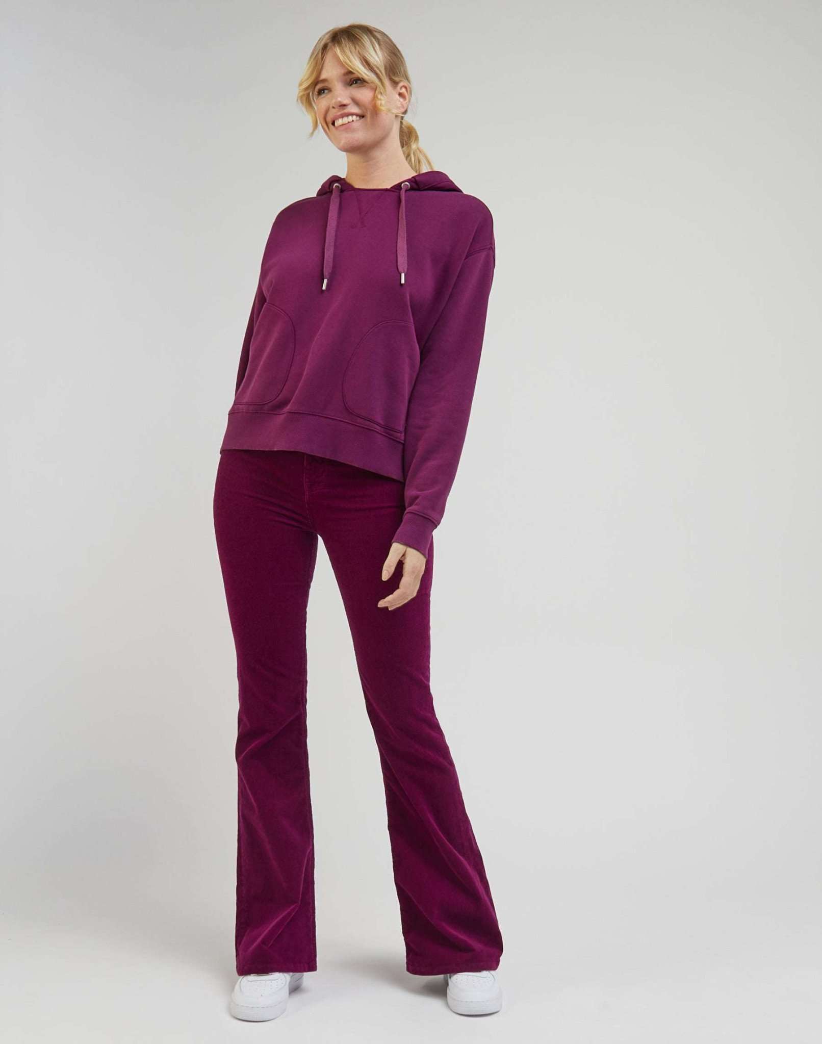 Relaxed Hoodie in Foxy Violet Kapuzenpullover Lee   