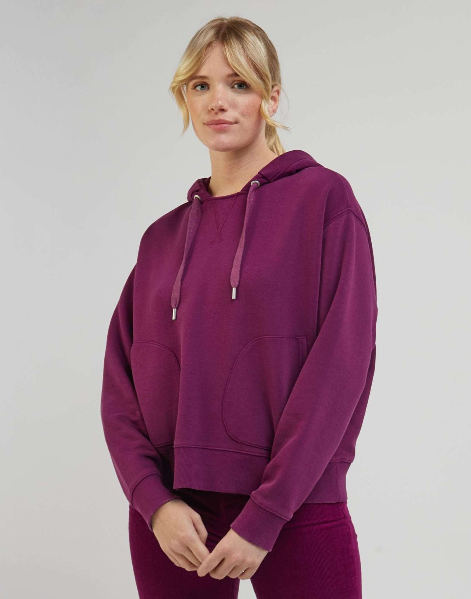 Relaxed Hoodie in Foxy Violet Kapuzenpullover Lee   