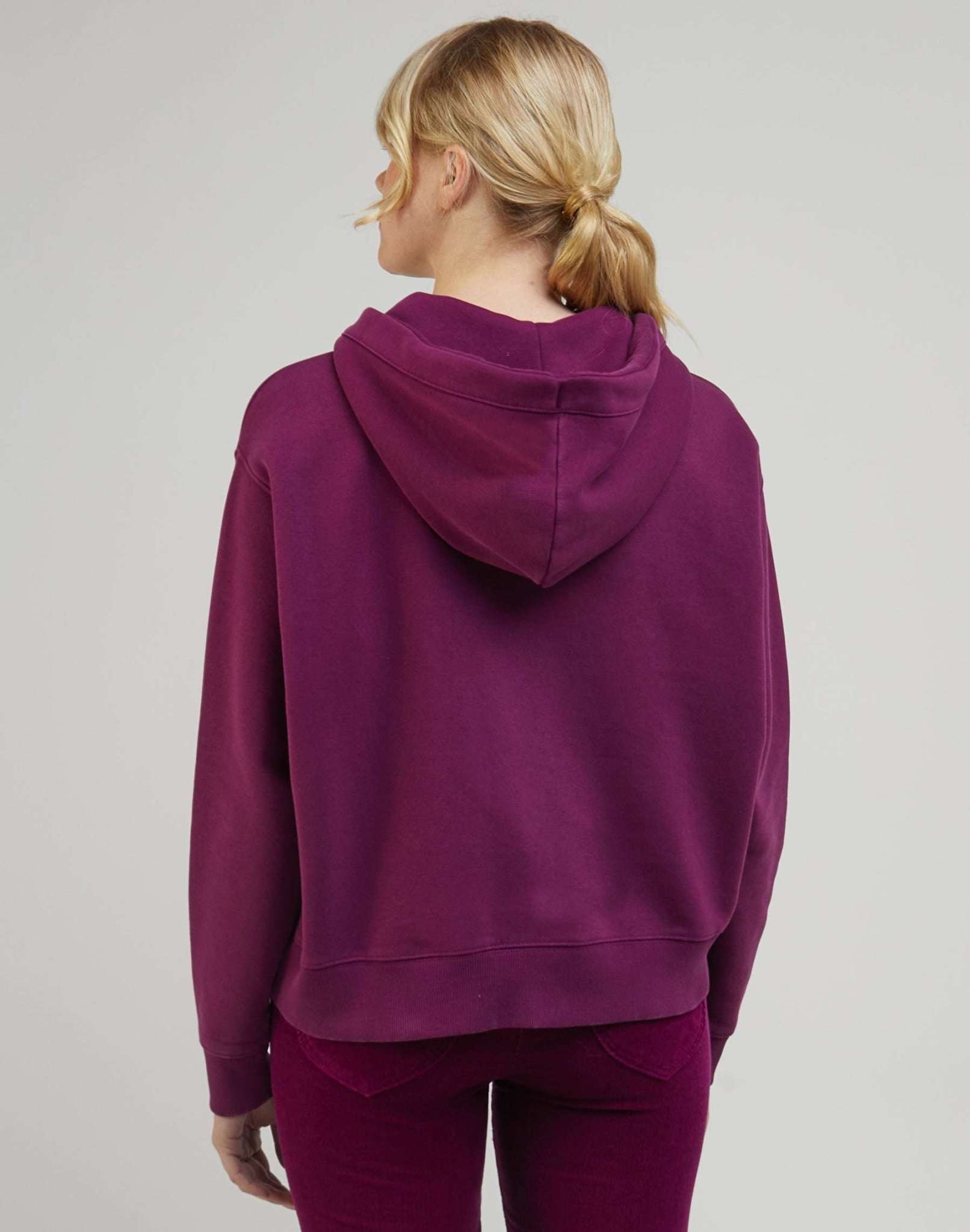 Relaxed Hoodie in Foxy Violet Kapuzenpullover Lee   