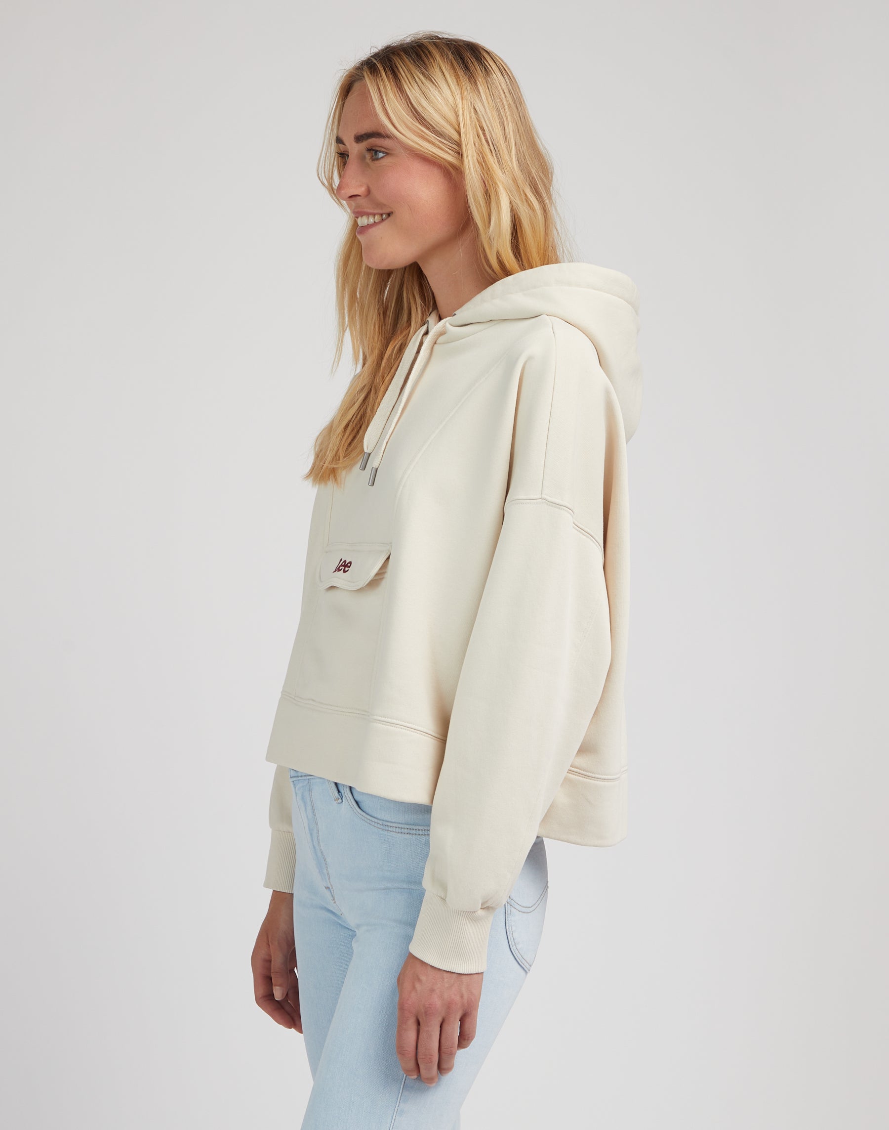 Vintage Hoodie in Soy Bean Sweatshirts Lee   