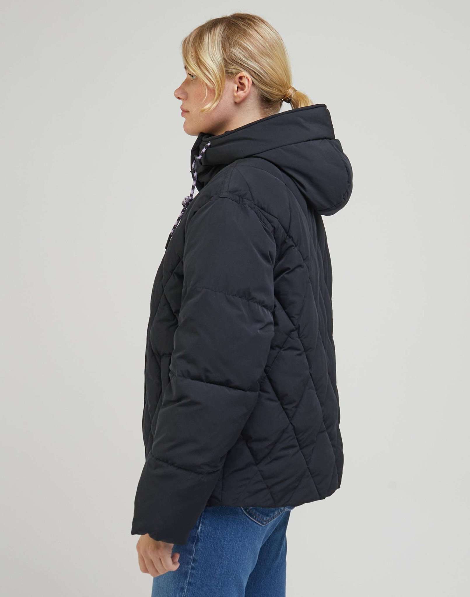 Short Puffer in Unionall Blk Daunenjacken Lee