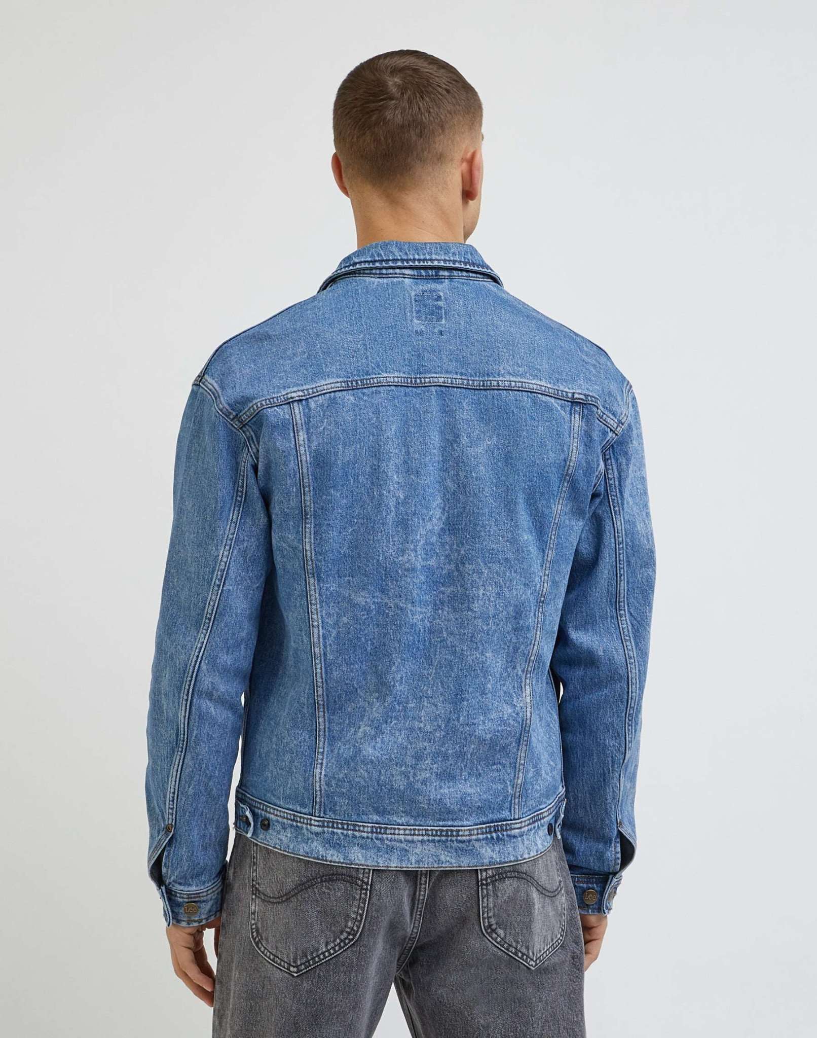 Relaxed Rider Jacket in Downtown Jeansjacken Lee