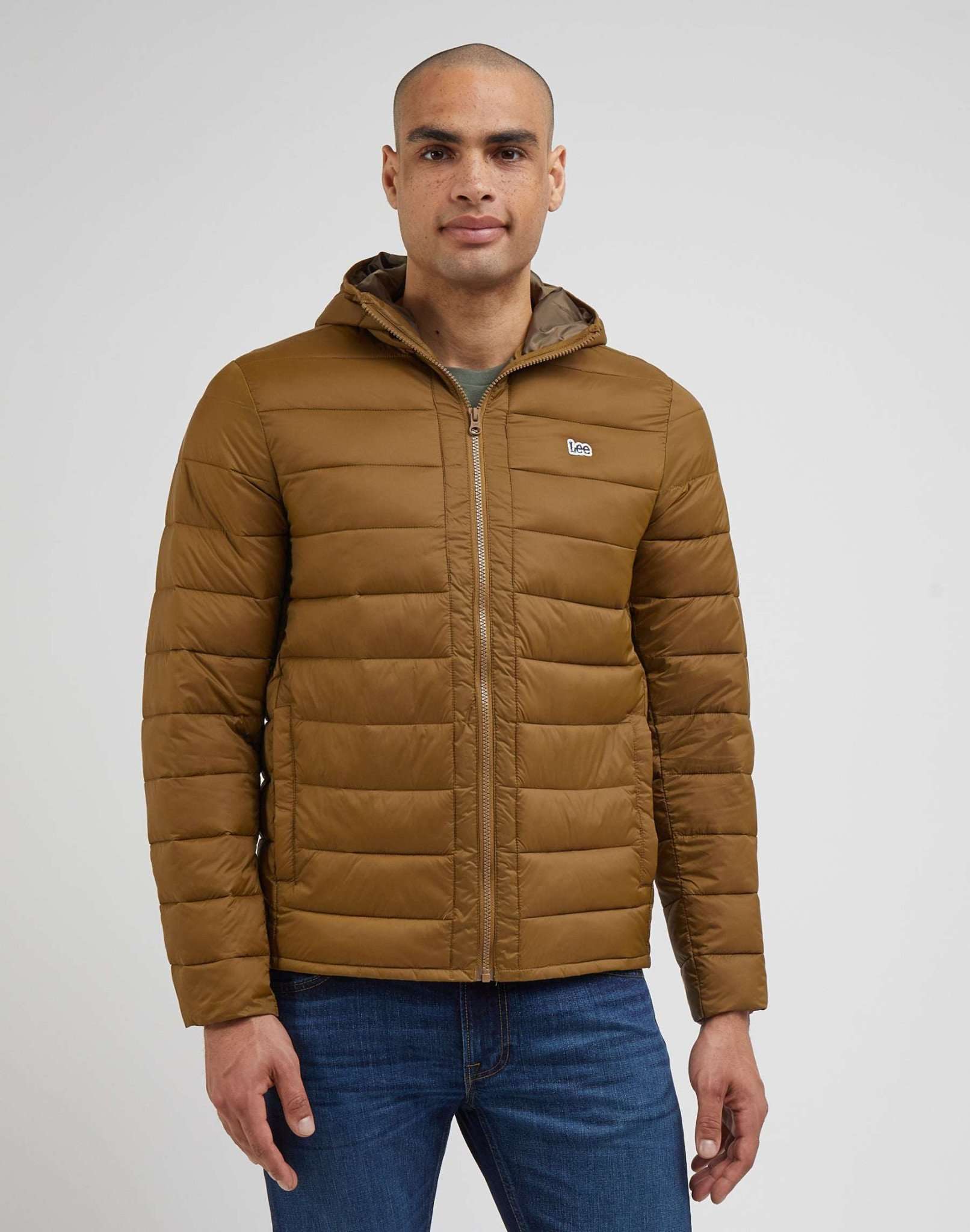 Light Puffer Jacket in Tumbleweed Jacken Lee   