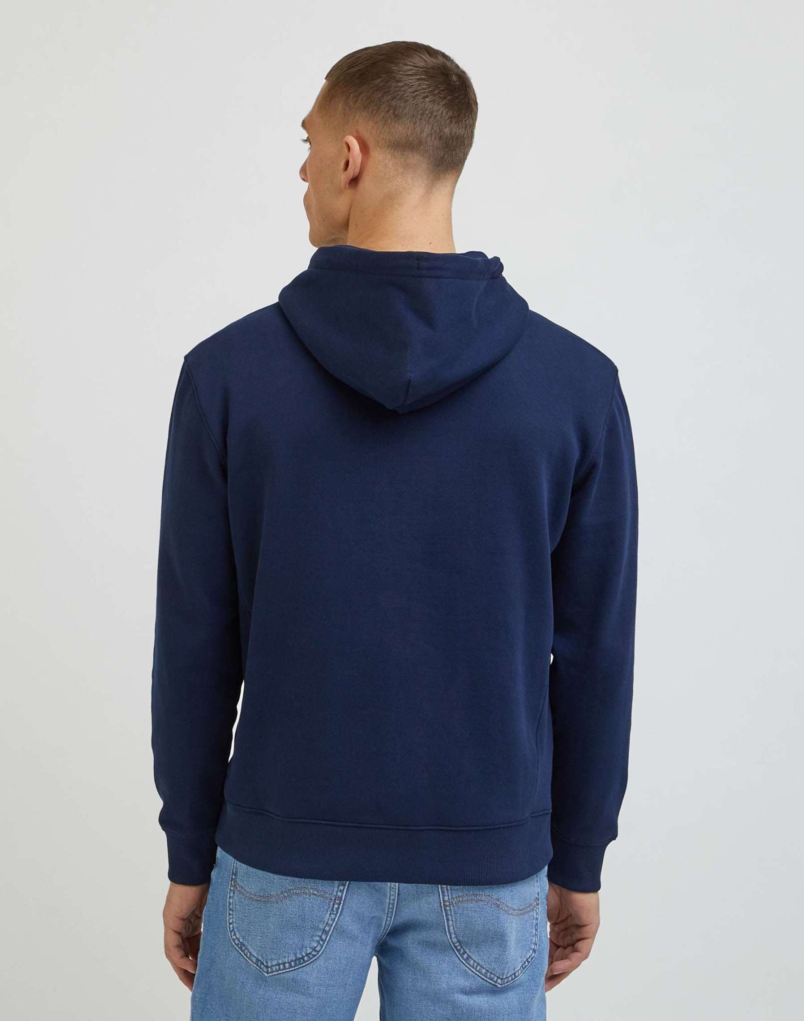 Plain Hoodie in Emperor Navy Kapuzenpullover Lee