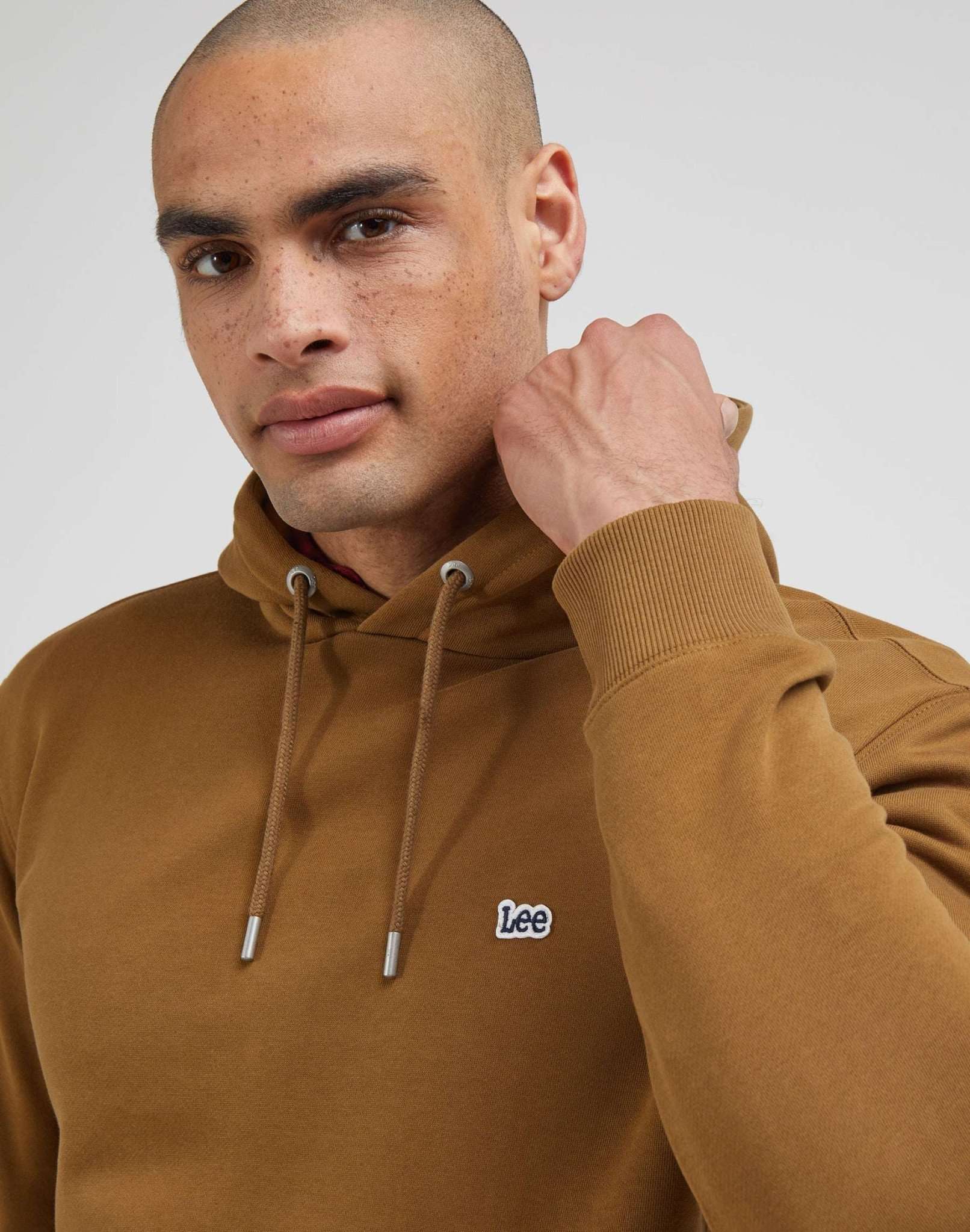 Plain Hoodie in Tumbleweed Kapuzenpullover Lee