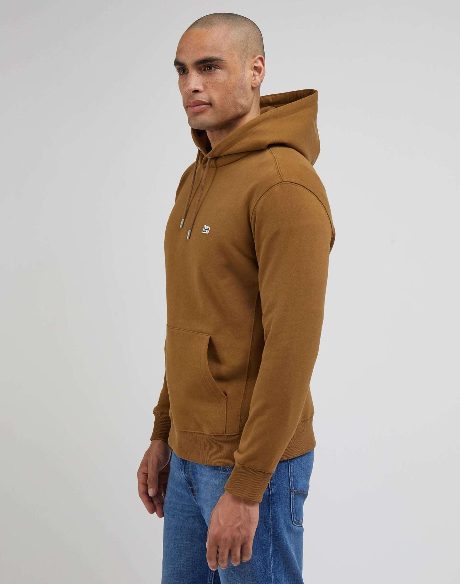 Plain Hoodie in Tumbleweed Kapuzenpullover Lee