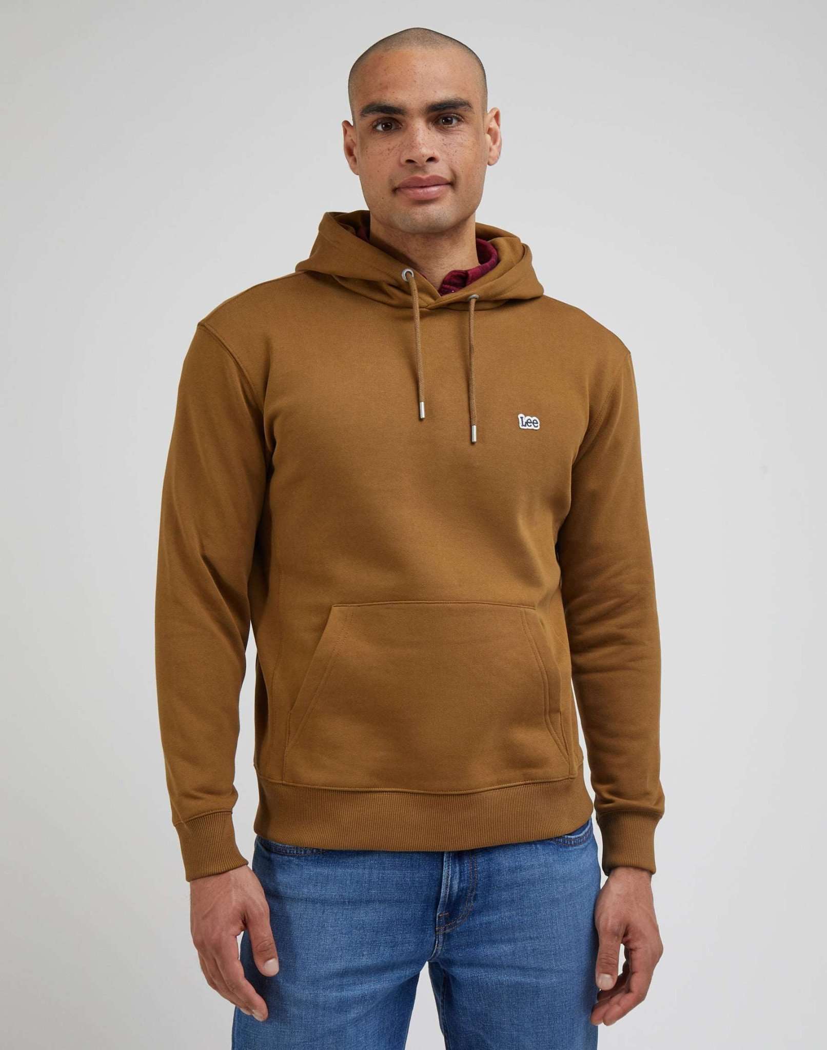 Plain Hoodie in Tumbleweed Kapuzenpullover Lee