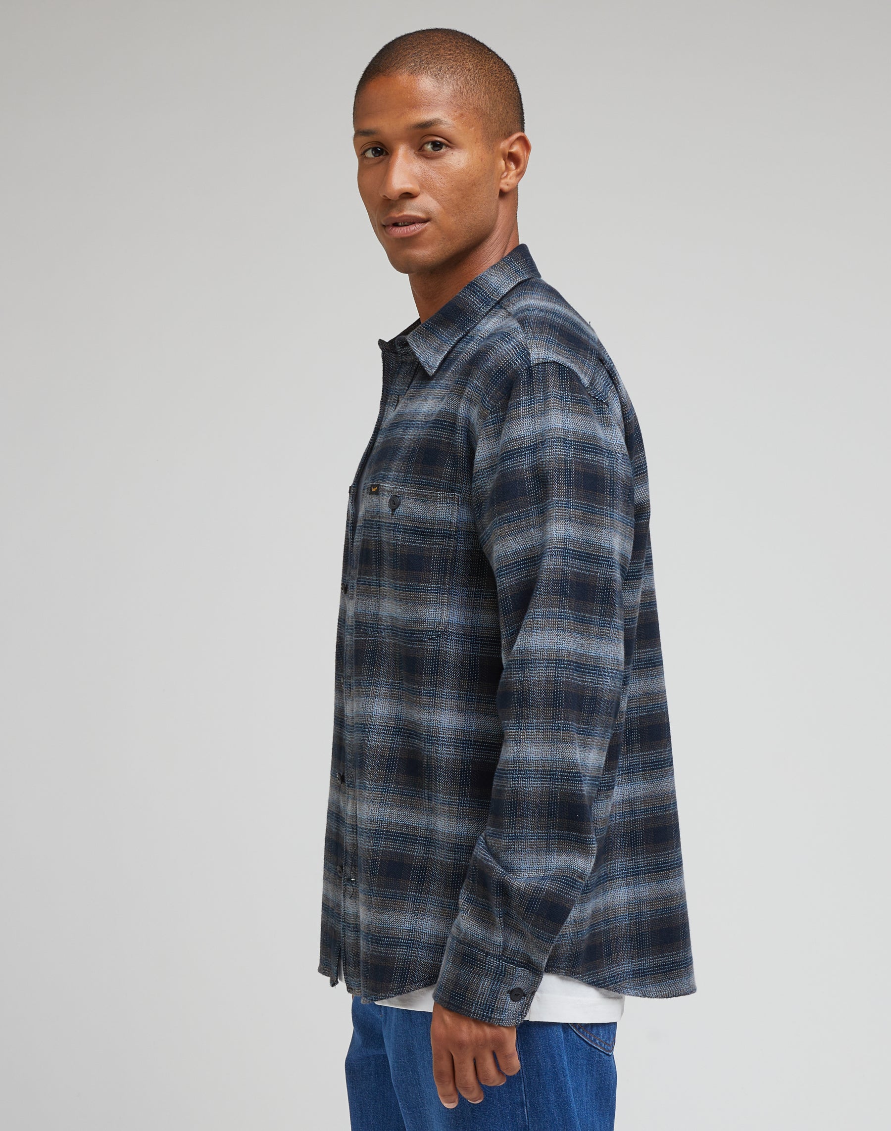 Worker Shirt 2.0 in Black Hemden Lee