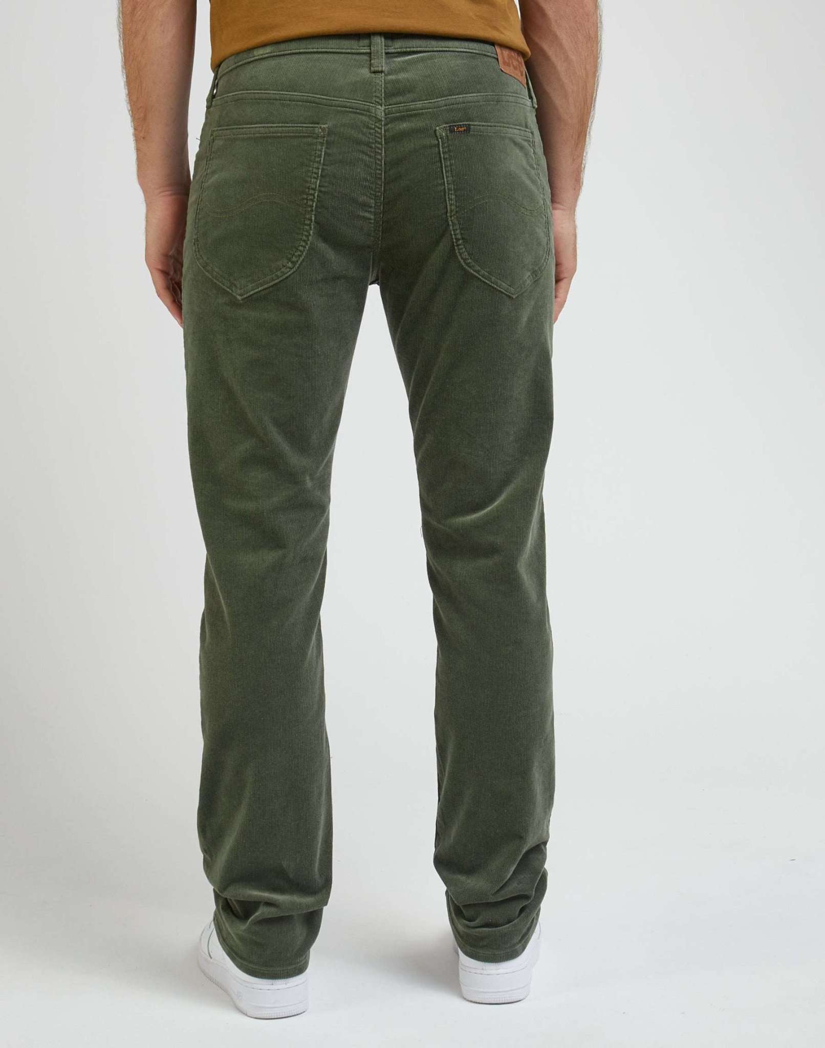 Daren Zip Fly in Olive Grove Hosen Lee