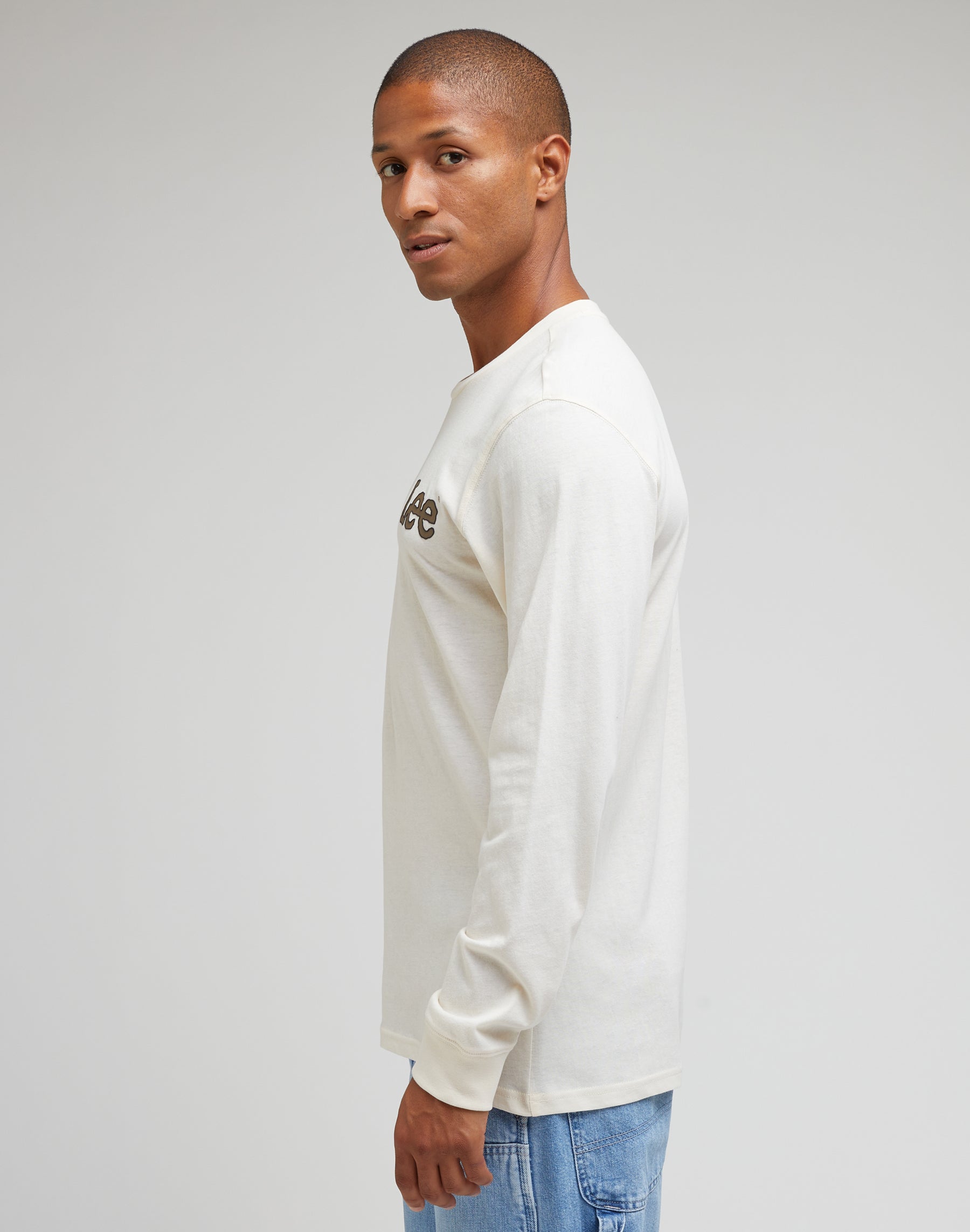 Essential Longsleeves Tee in Ecru Langarmshirts Lee