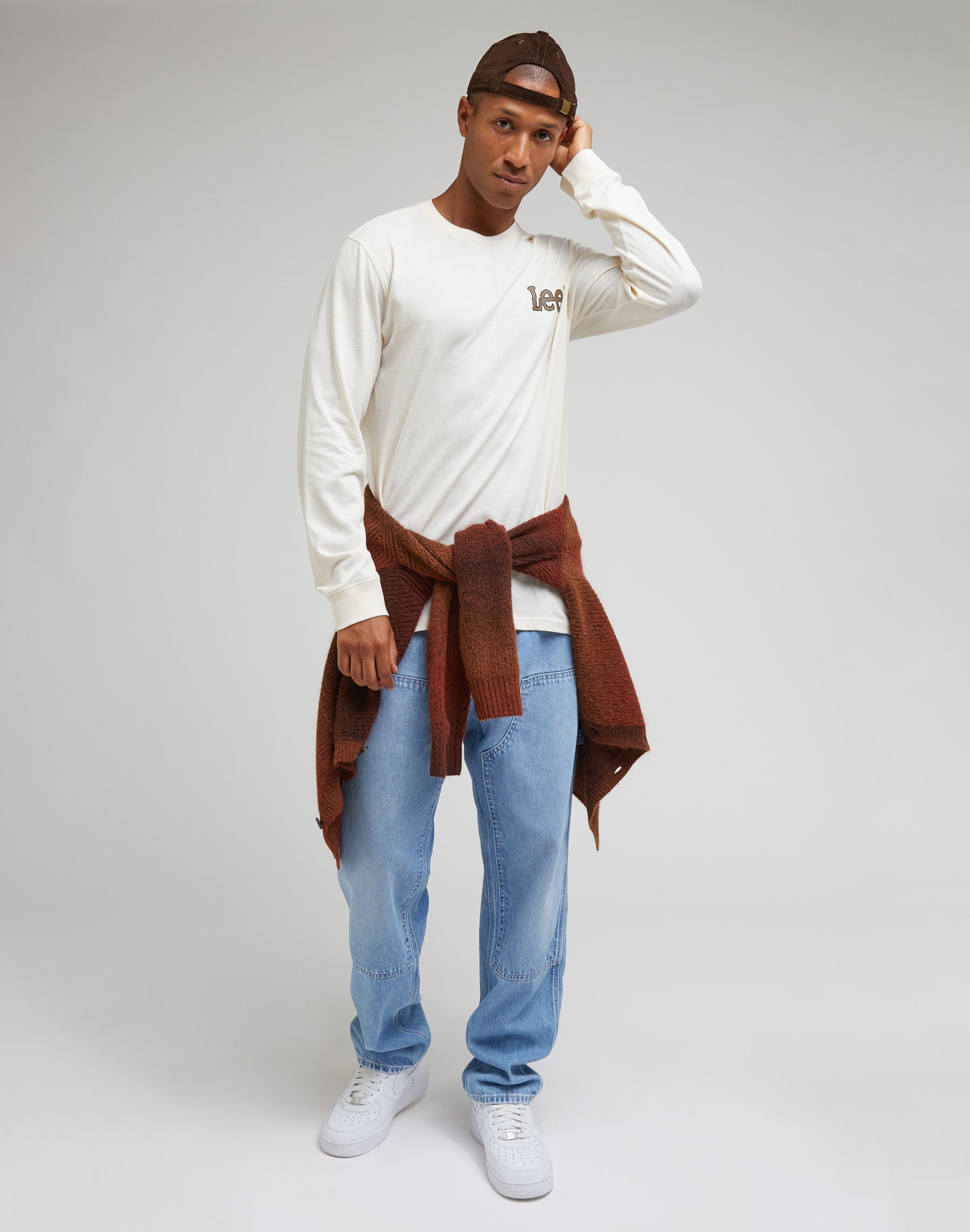 Essential Longsleeves Tee in Ecru Langarmshirts Lee