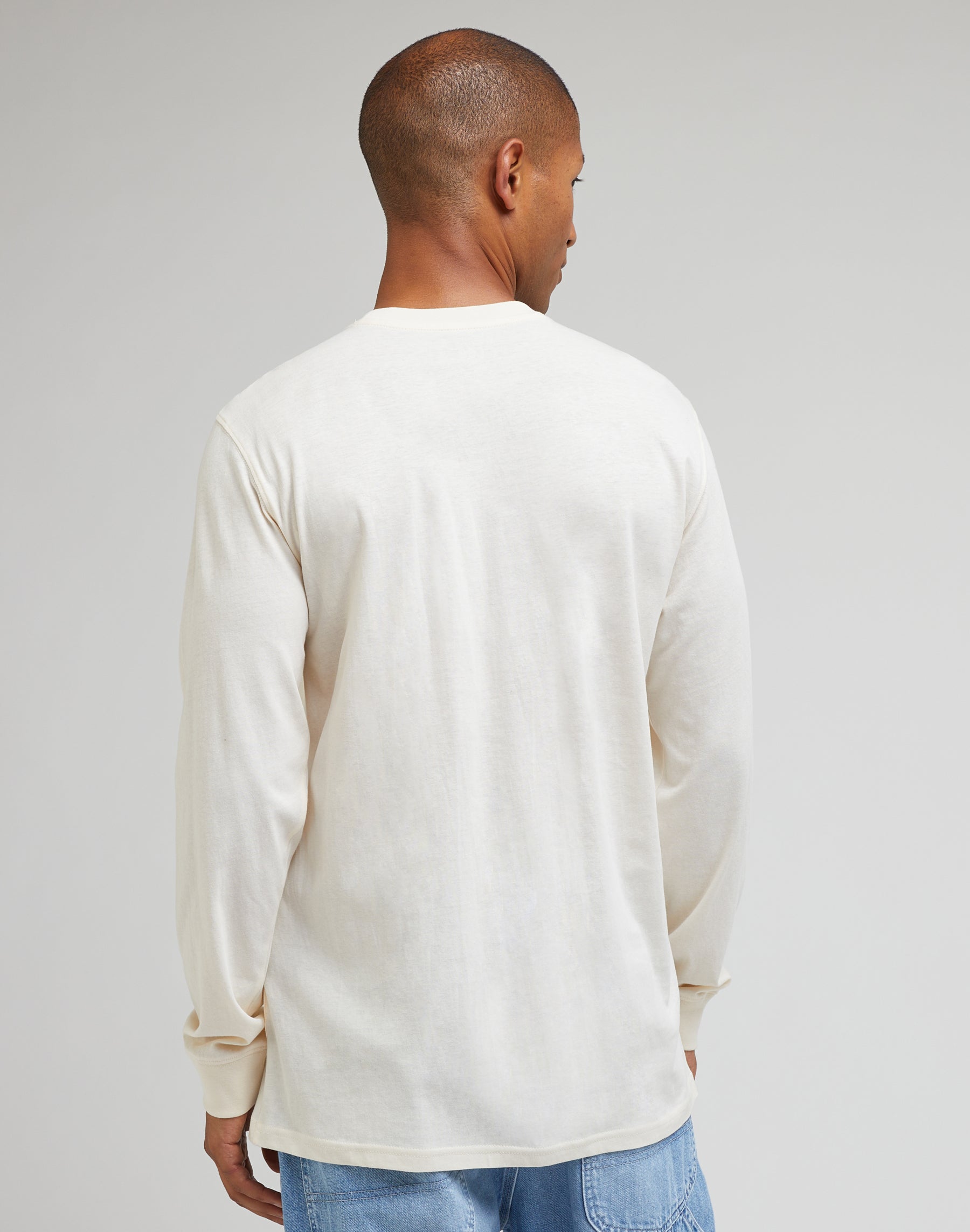 Essential Longsleeves Tee in Ecru Langarmshirts Lee
