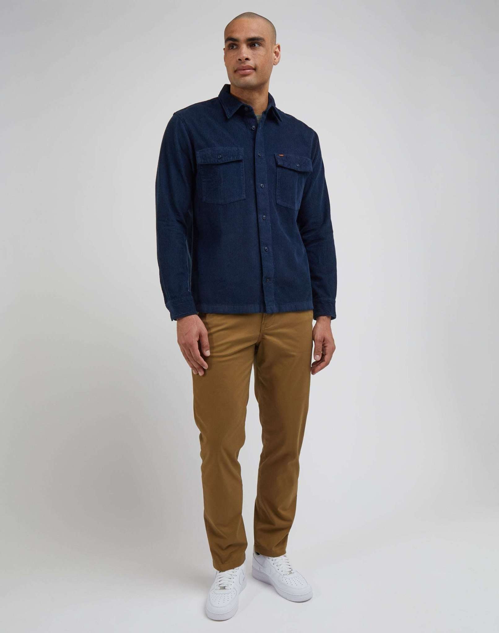 LS Chetopa Twill Shirt in Sky Captain Hemden Lee