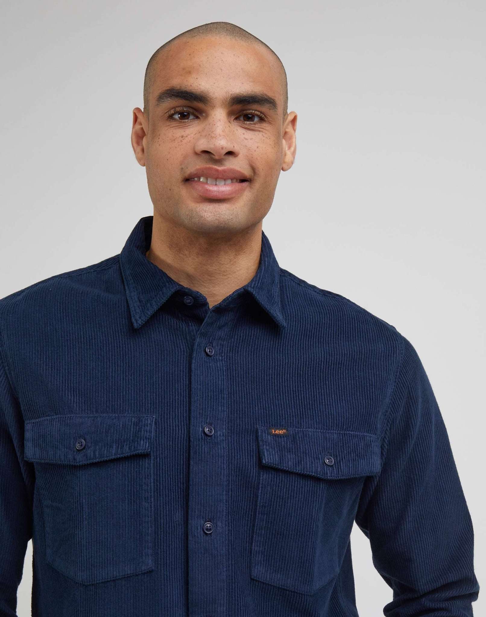 LS Chetopa Twill Shirt in Sky Captain Hemden Lee
