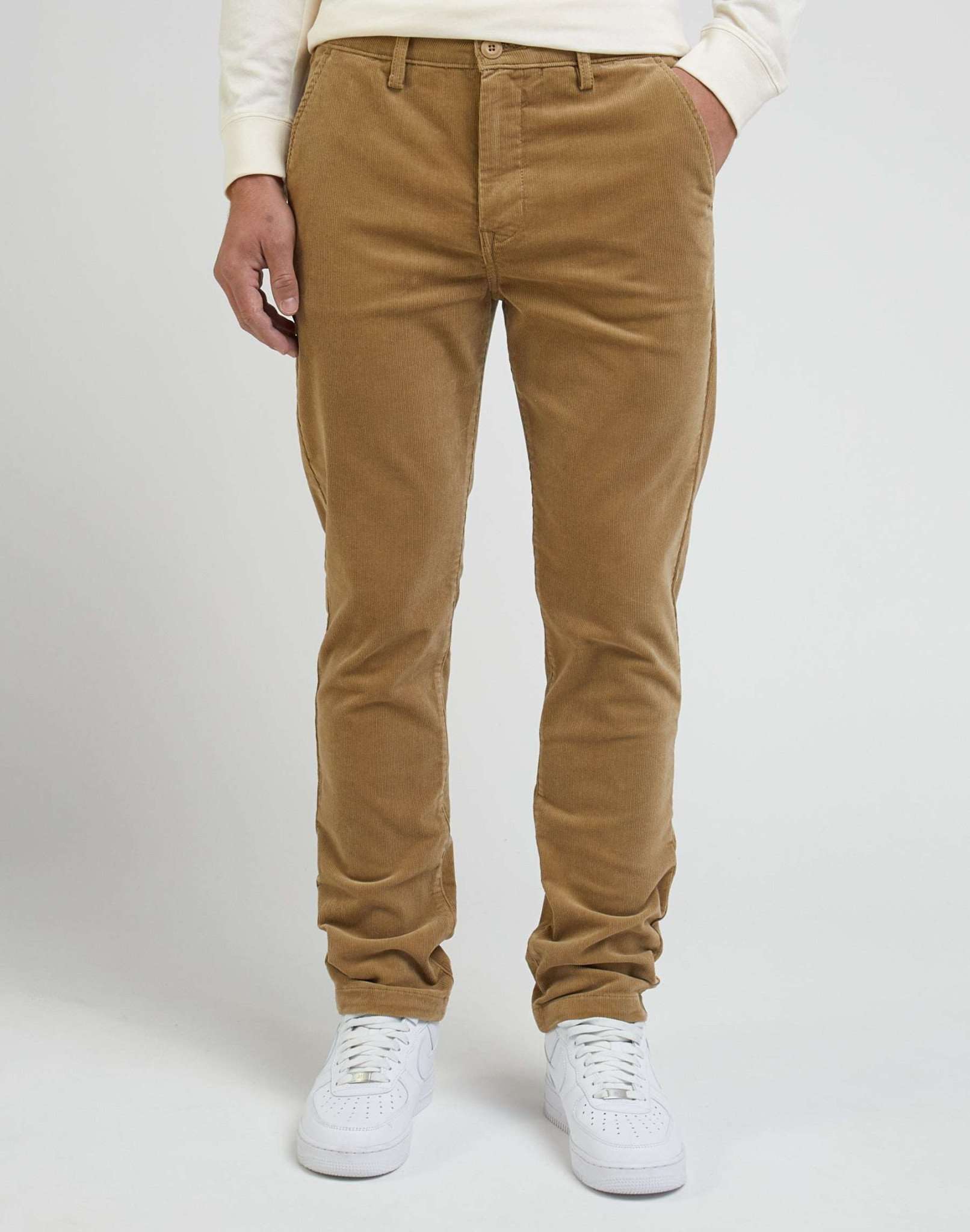 Slim Chino Corduroy in Clay Hosen Lee