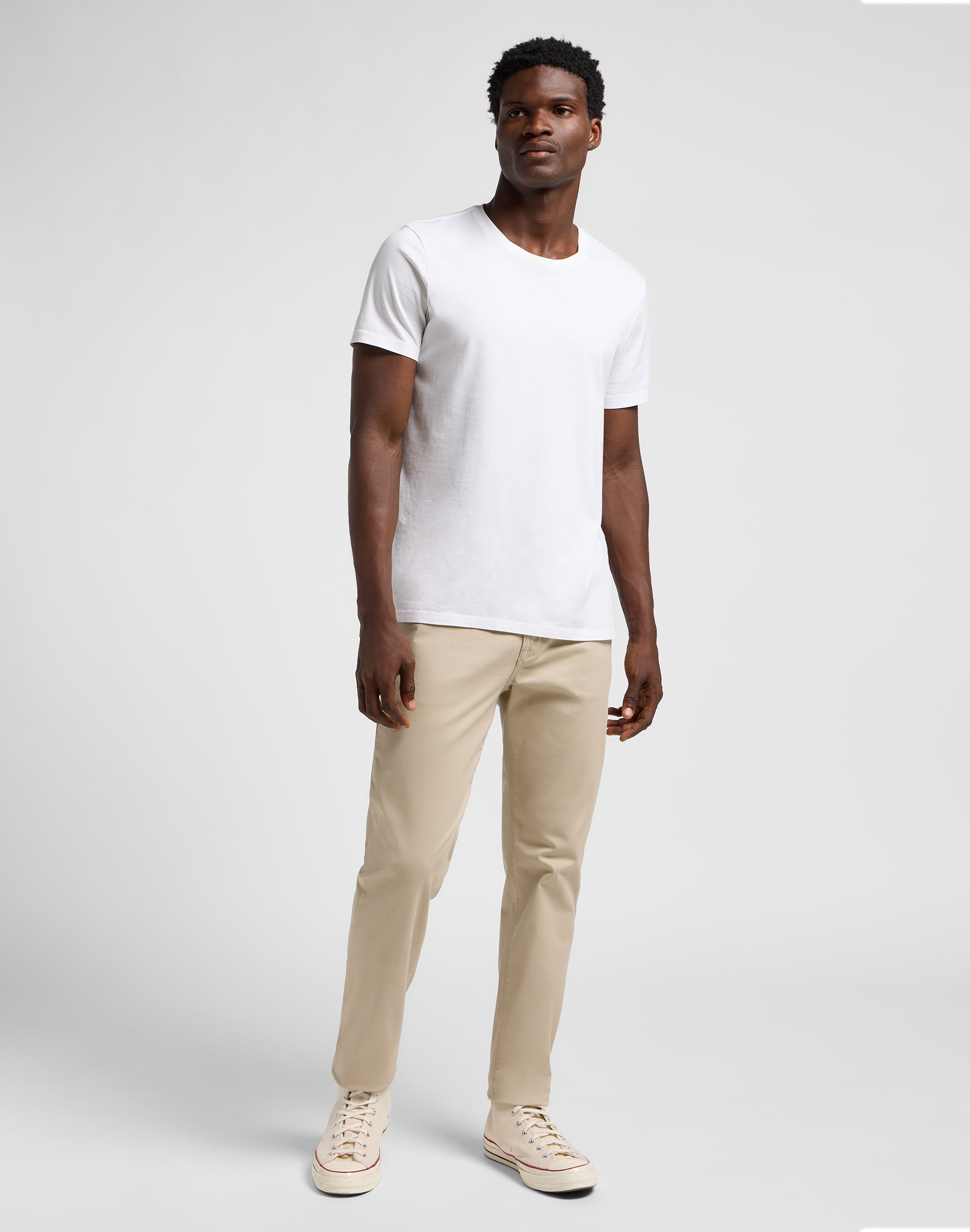 Slim Chino in Stone Hosen Lee